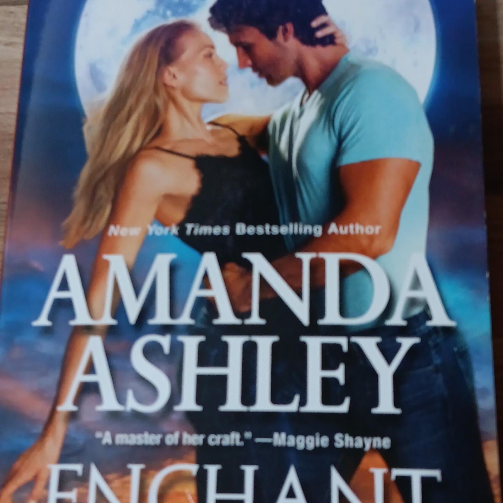 Amanda Ashley Enchant the Night Paperback Romance Vampire YA Fiction Ex Libris