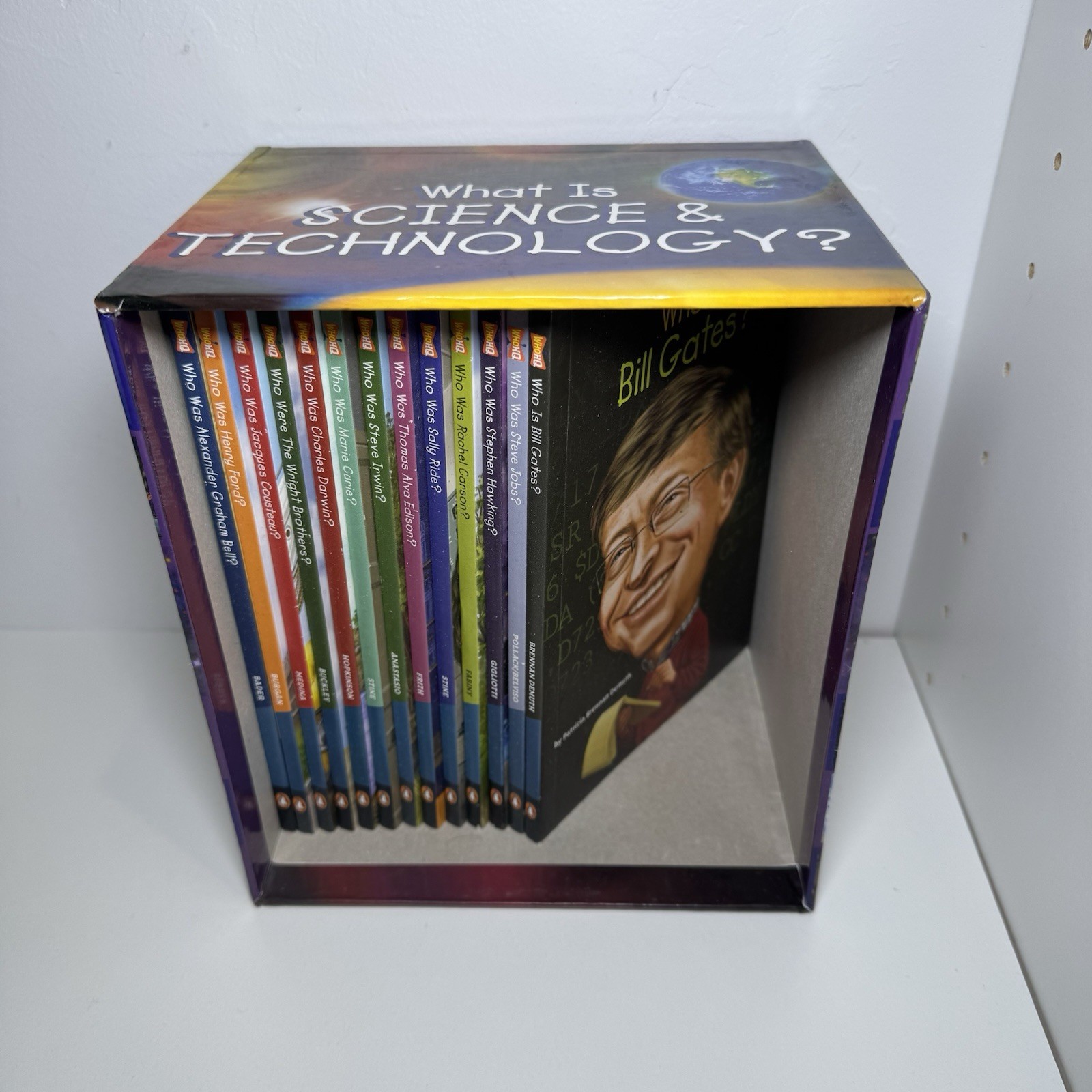 Lot of 13 Books Who Was Science & Technology Who HQ Box Set (Incomplete Set)