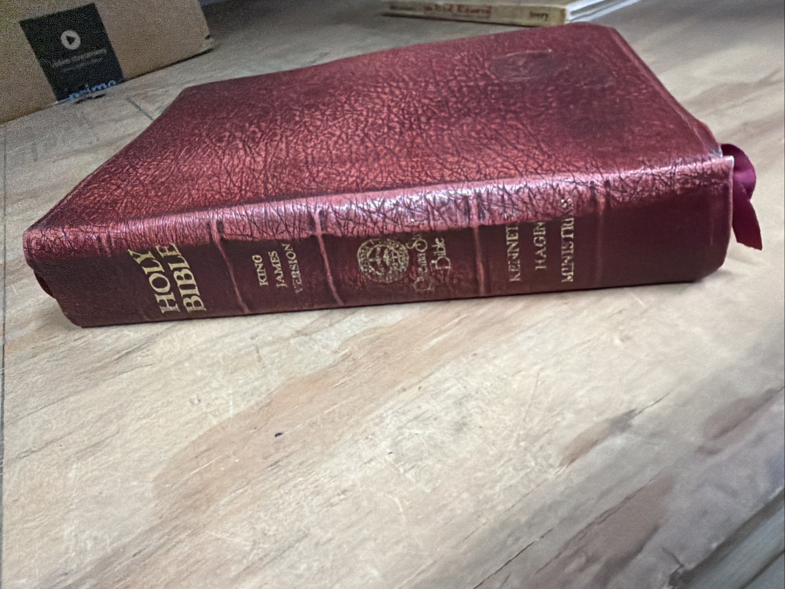 KJV LARGE PRINT Rhema Study Bible; Red GENUINE LEATHER Red Letter; Kenneth Hagin
