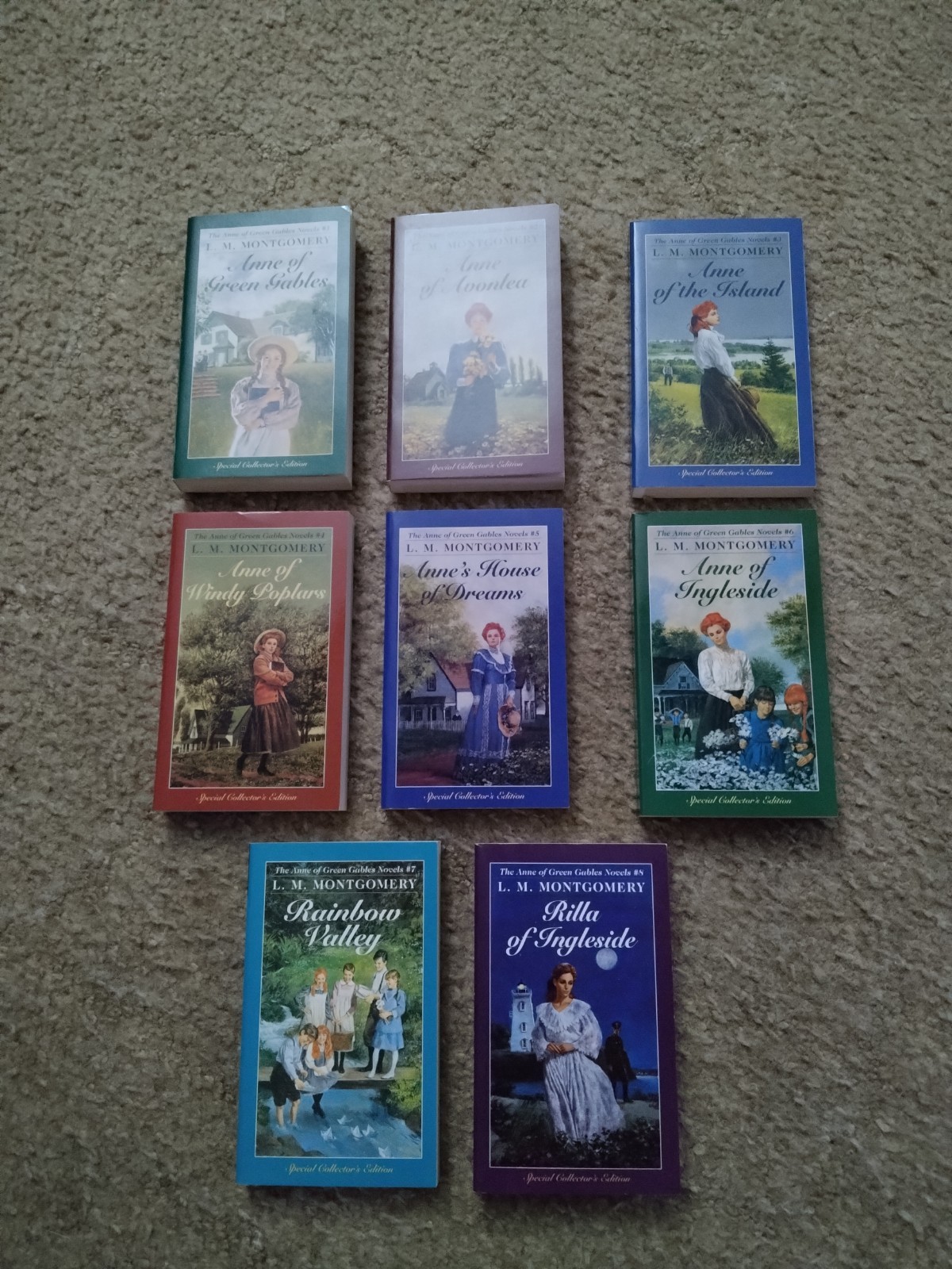 Anne Of Green Gables Complete Series Set 1-8 L.M. Montgomery PB Lot Very Good