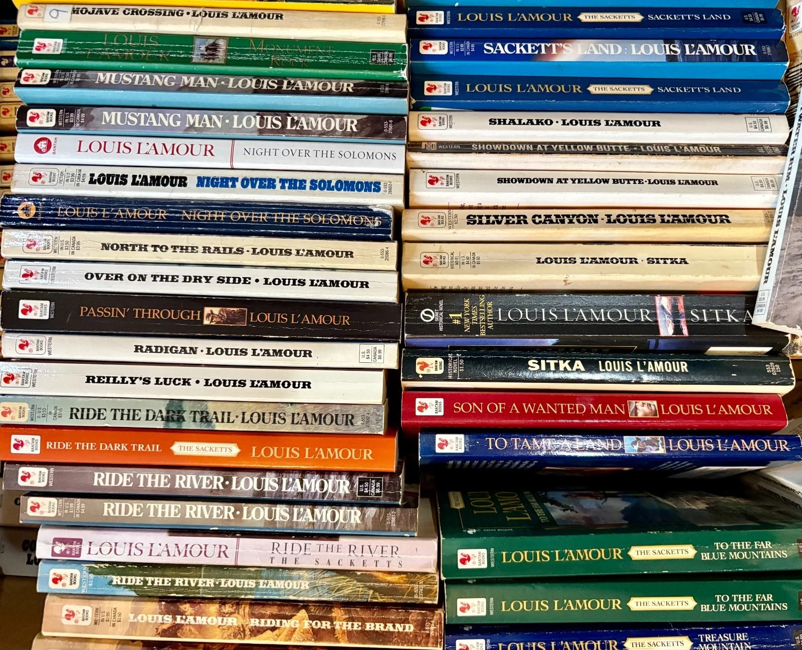 Louis L’Amour Paperbacks Western – YOU CHOOSE Lot – MIX & MATCH Buy 3 Get 1 FREE