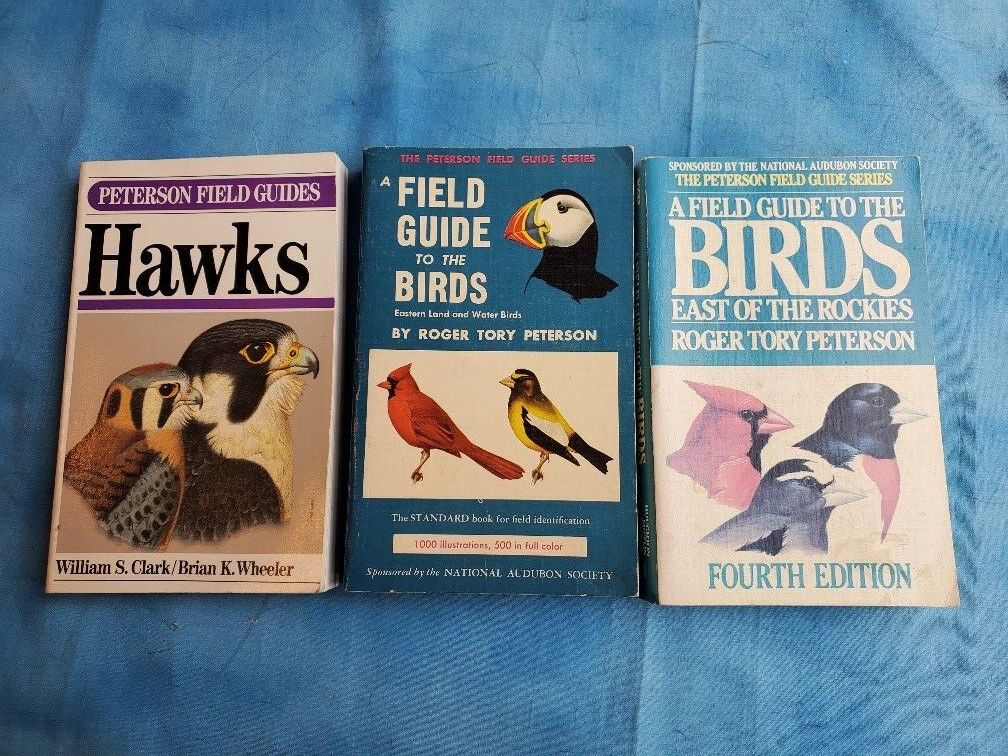 PETERSON FIELD GUIDES Lot of 3 Hawks, Eastern Land and Water East of the Rockies