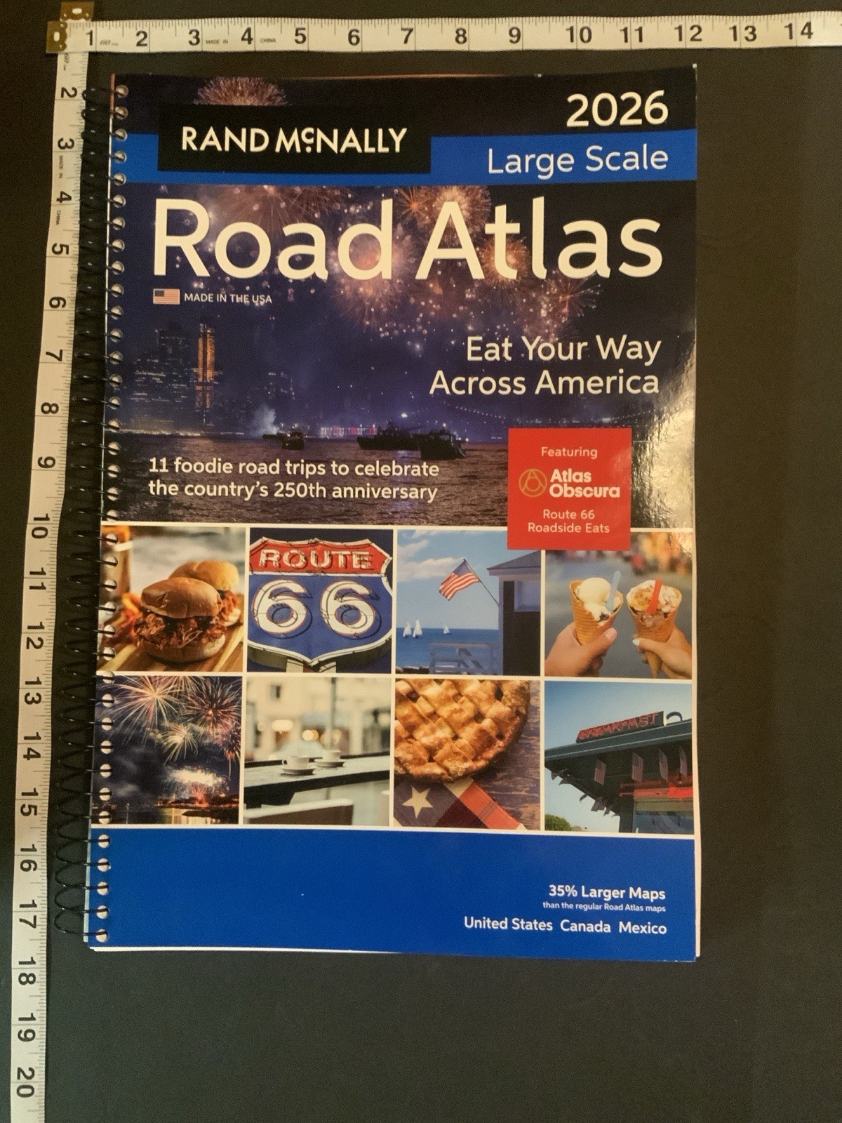 Rand McNally Road Atlas Large Scale 2026 : United States, Canada, Mexico…