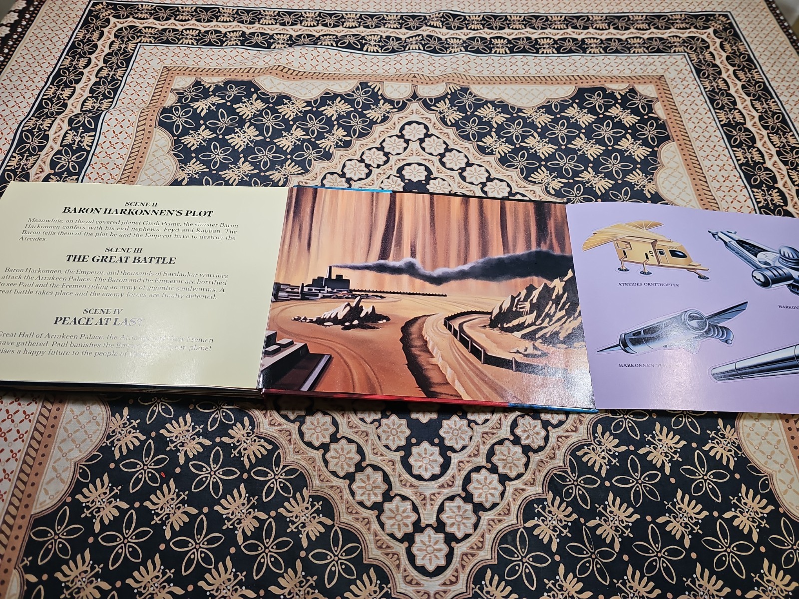 DUNE Pop-Up Panorama Book (c) 1984 1st Ed. HARDCOVER Frank Herbert ~UNPUNCHED!~