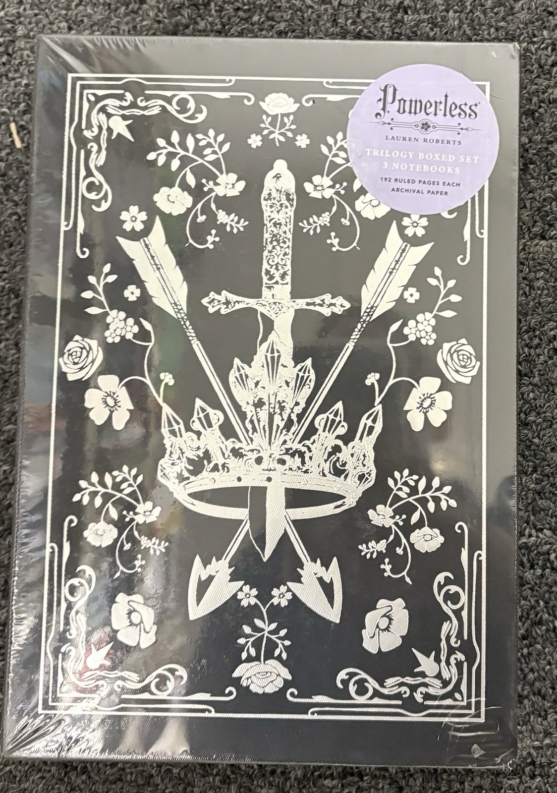 Lauren Roberts: Powerless Trilogy Notebook Boxed Set (Set of 3) [Blank book]