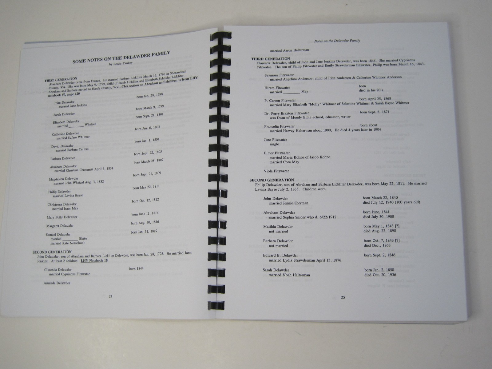 Brocks Gap Miscellaneous Research by Lewis Yankey, Lonzo Dove, Patricia Ritchie