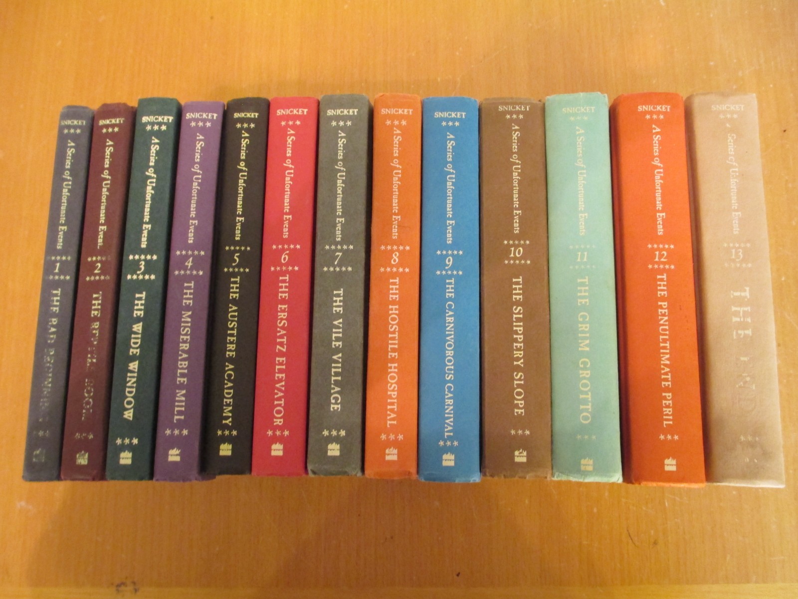 A Series of Unfortunate Events – Lemony Snicket – Set of 13 HC First Editions