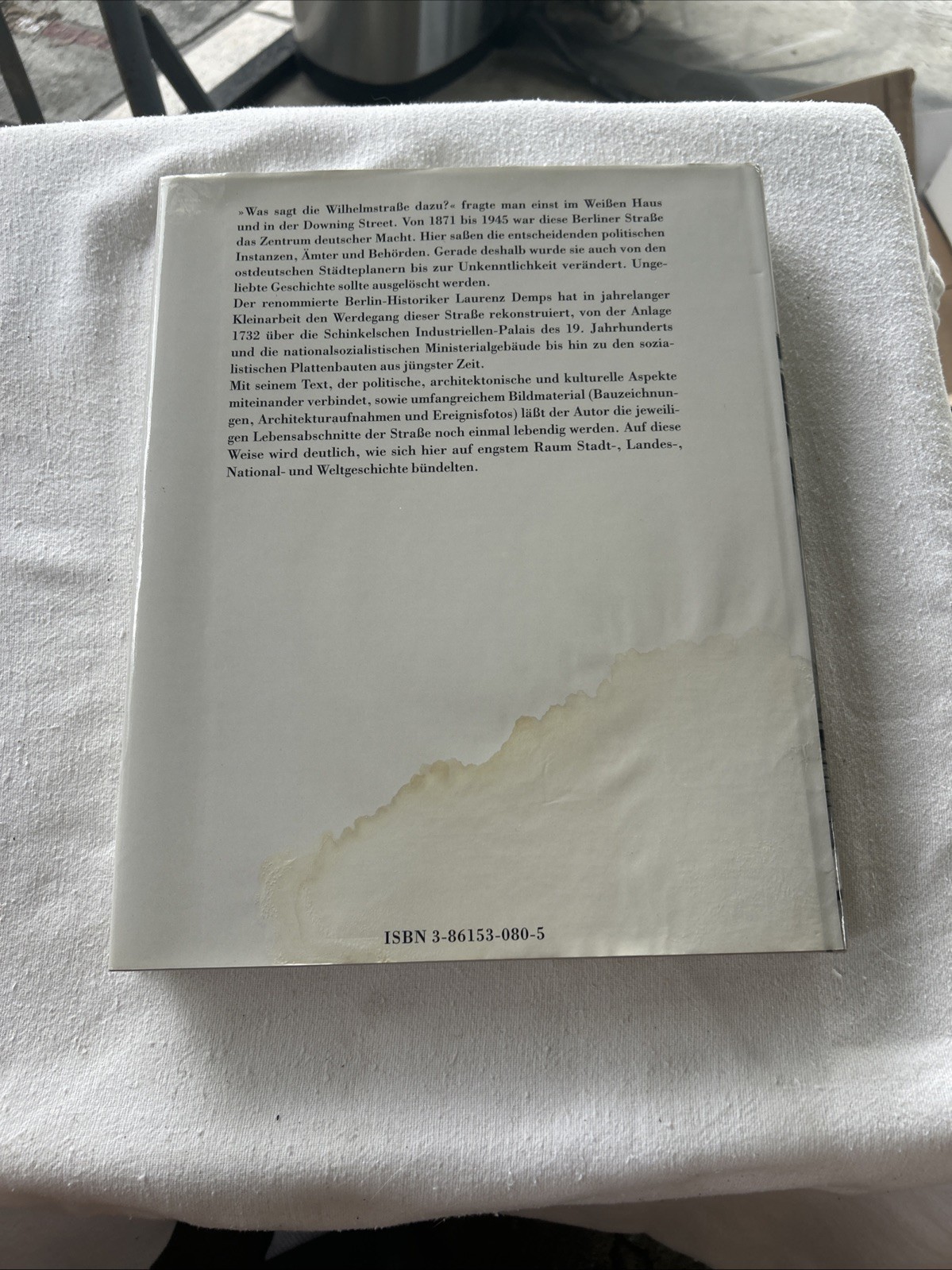 Buch: Berlin-Wilhelmstraße, Topographie, Laurenz Demps, 1994 Ch. Links Verlag E1