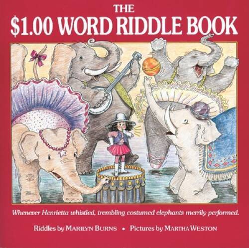 The $1.00 Word Riddle Book – Paperback By Burns, Marilyn – GOOD