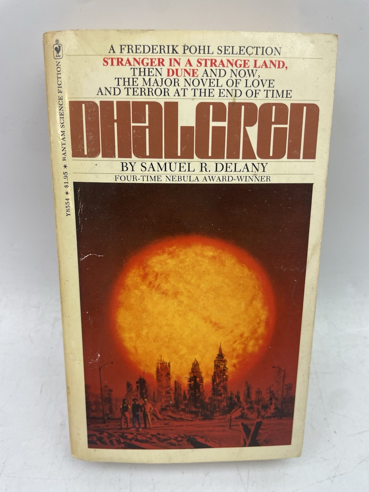 ⭐ Dhalgren by Samuel R. Delany 1976 Paperback 9th Printing Vtg Sci-Fi Book ⭐