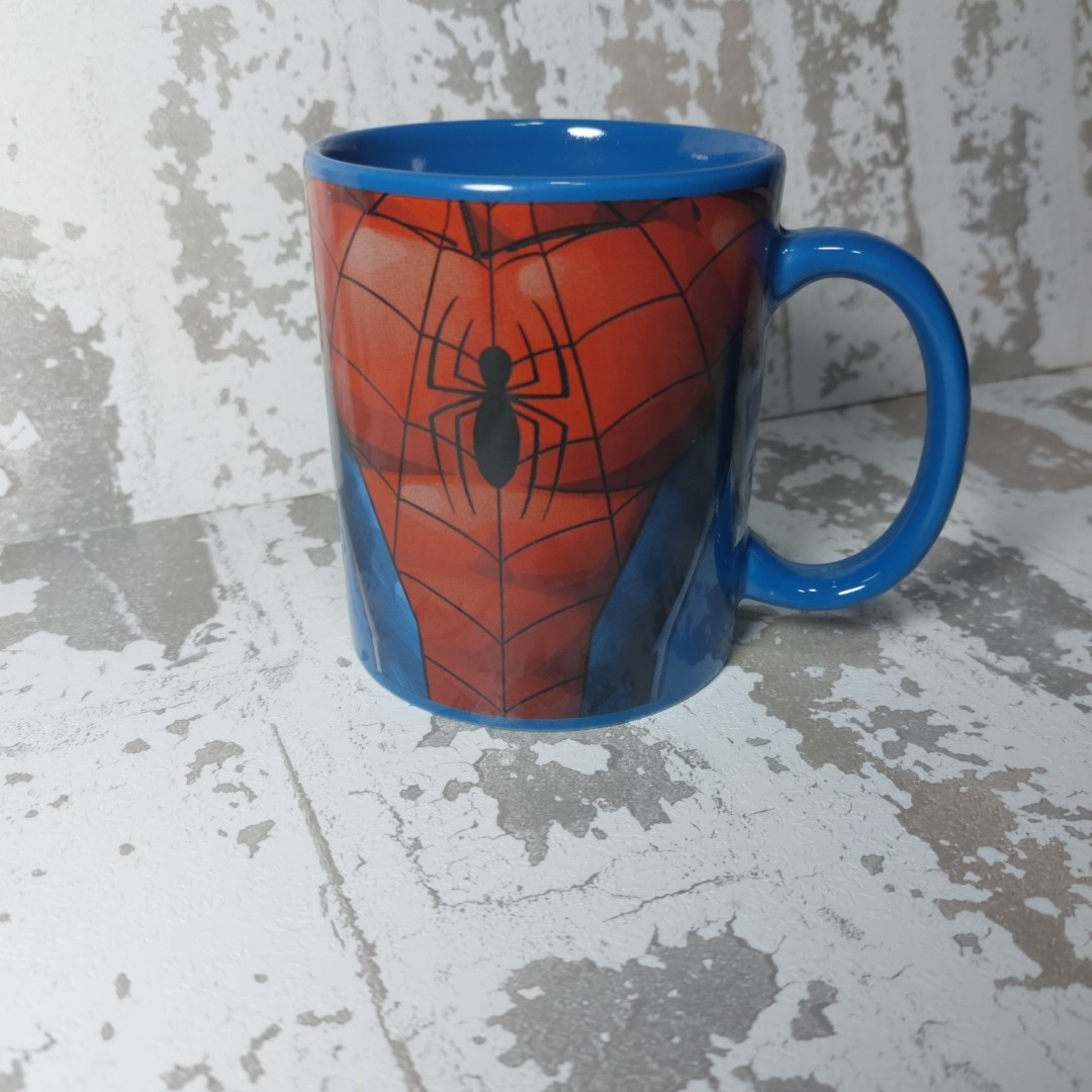 Marvel Spider-Man Character and Symbol 11oz Ceramic Mug Multi-Color 11 Fluid Oz