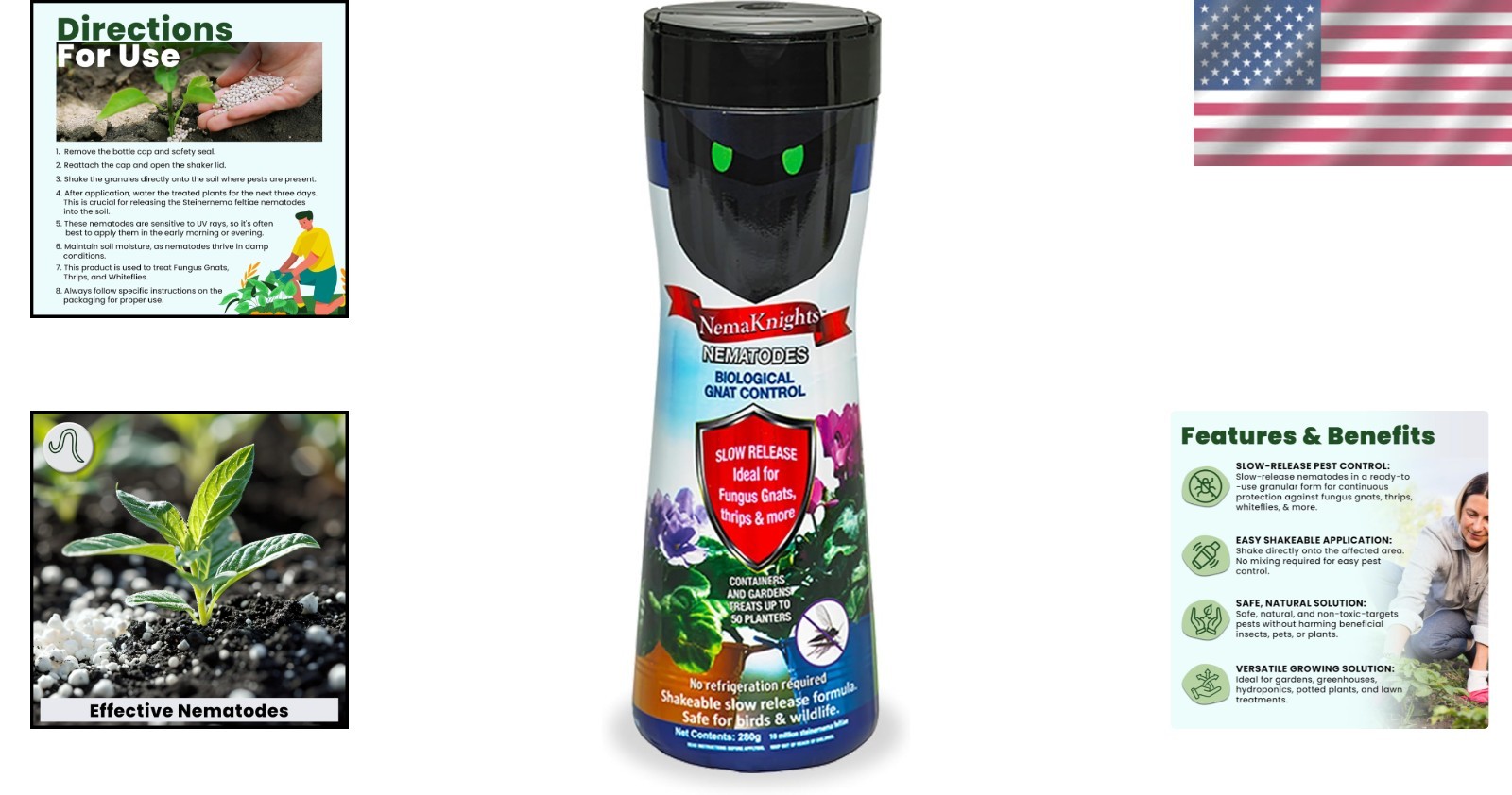 Eco-Friendly Nematodes 280g – Natural Pest Control for Indoor & Outdoor Plants