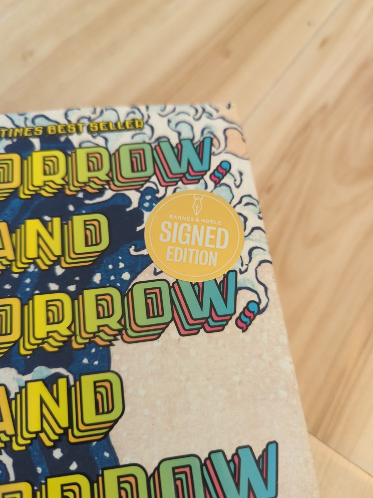 SIGNED Tomorrow, and Tomorrow, and Tomorrow — Gabrielle Zevin | 2022 Hardcover