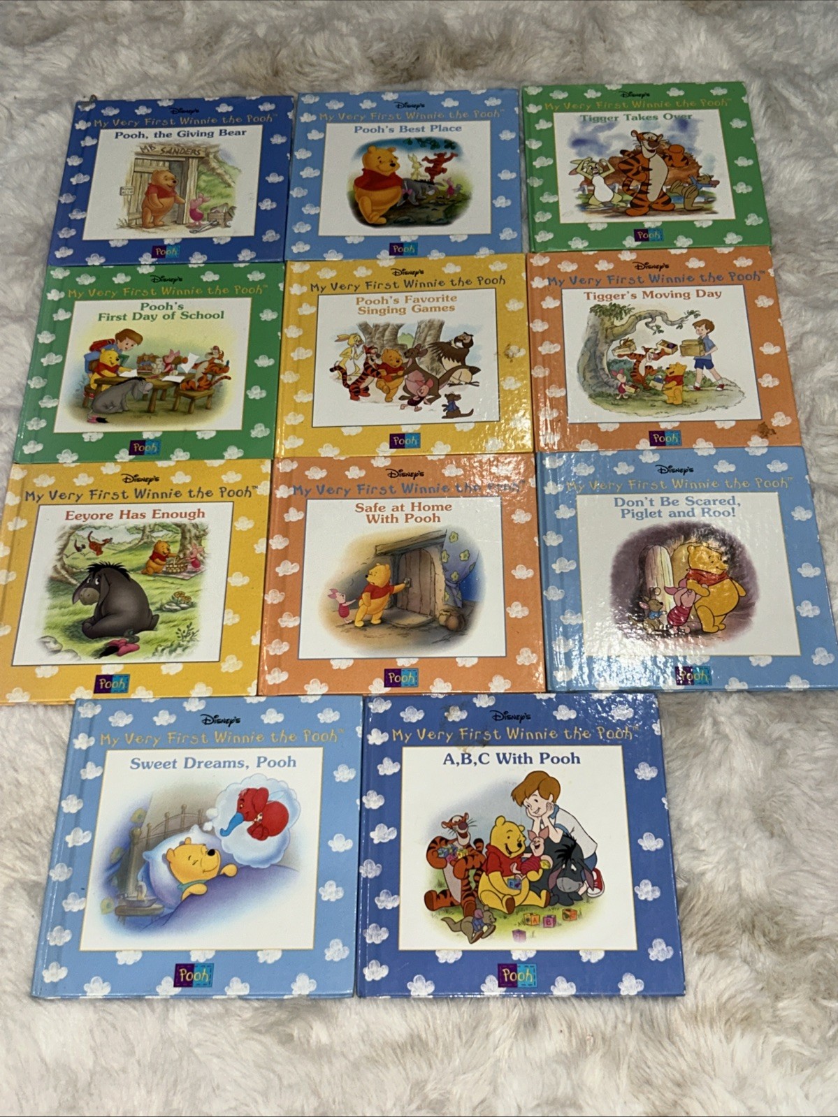 Vintage Lot of 11 Disney’s My Very First Winnie the Pooh Hardcover Books