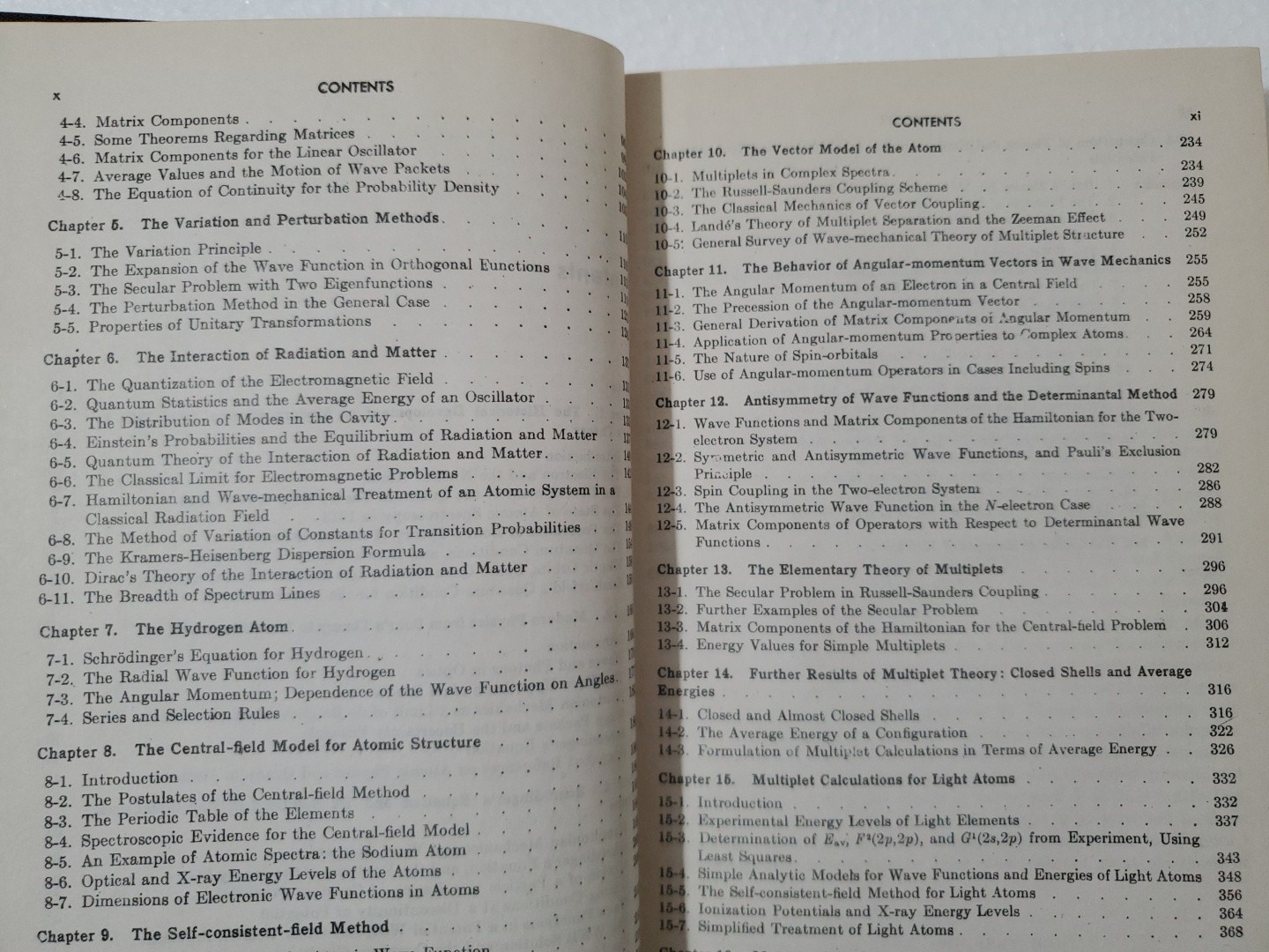 Quantum Theory of Atomic Structure & Matter by John Slater, 1960, 1951 2 BOOKS