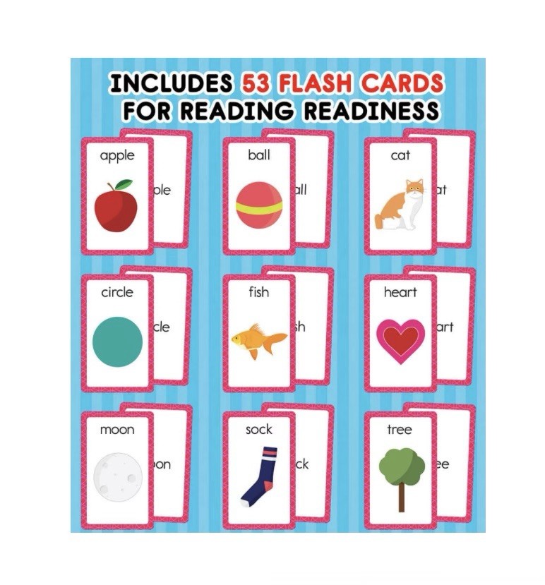 Brighter Child Flash Cards First Words 54 Pack Essential Word Cards Age 4+ New