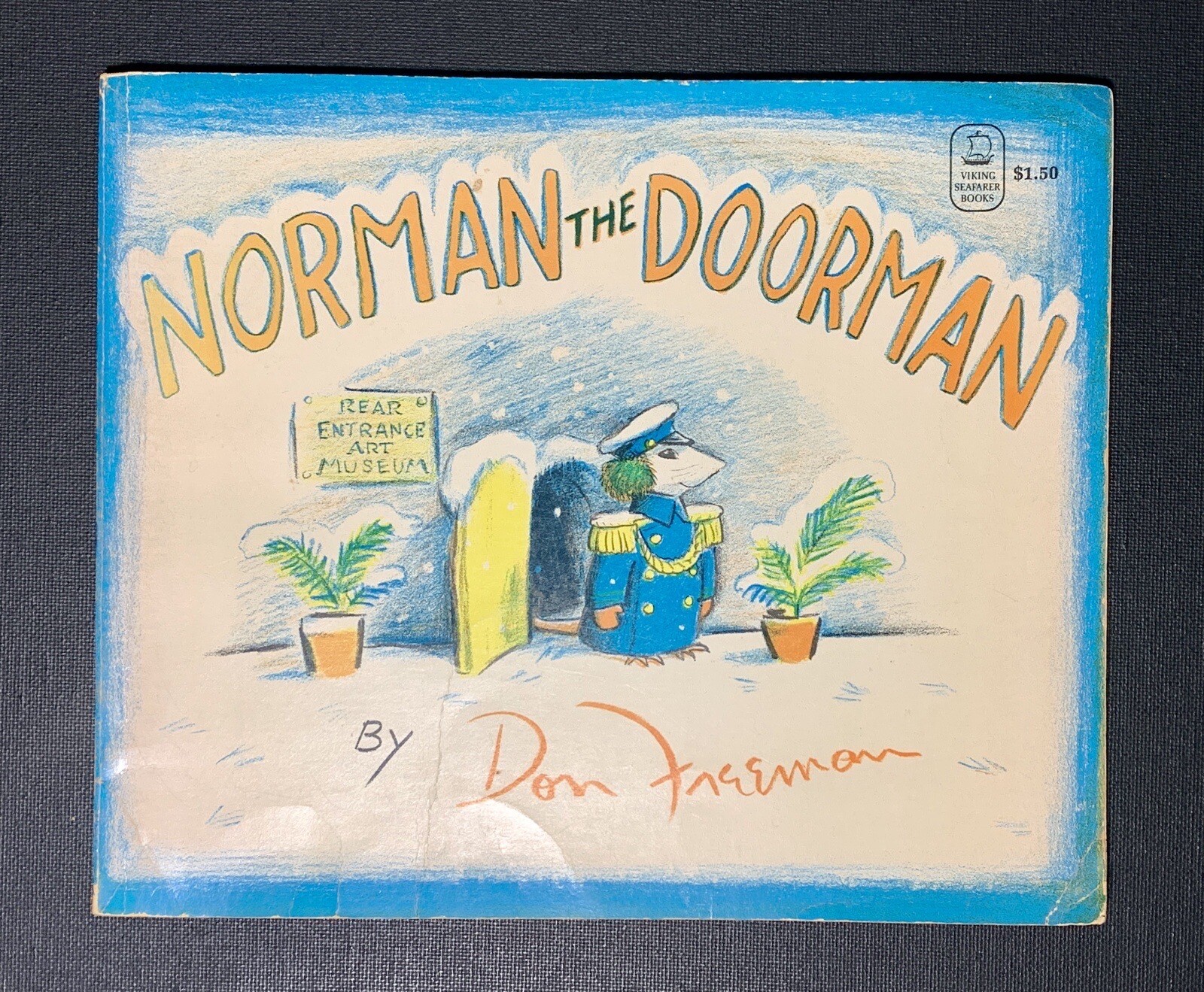 1960s VINTAGE Paperback 1st Edition Children’s Book DON FREEMAN mouse ART illus