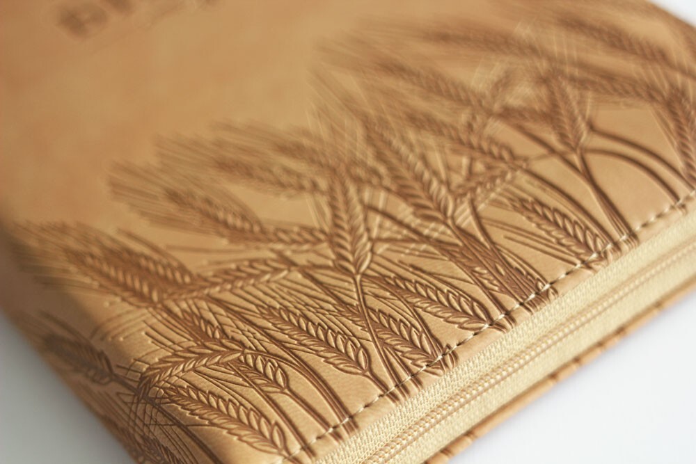 Ukrainian Bible Small 13×19 cm with References Zipper, Golden Edges Біблія