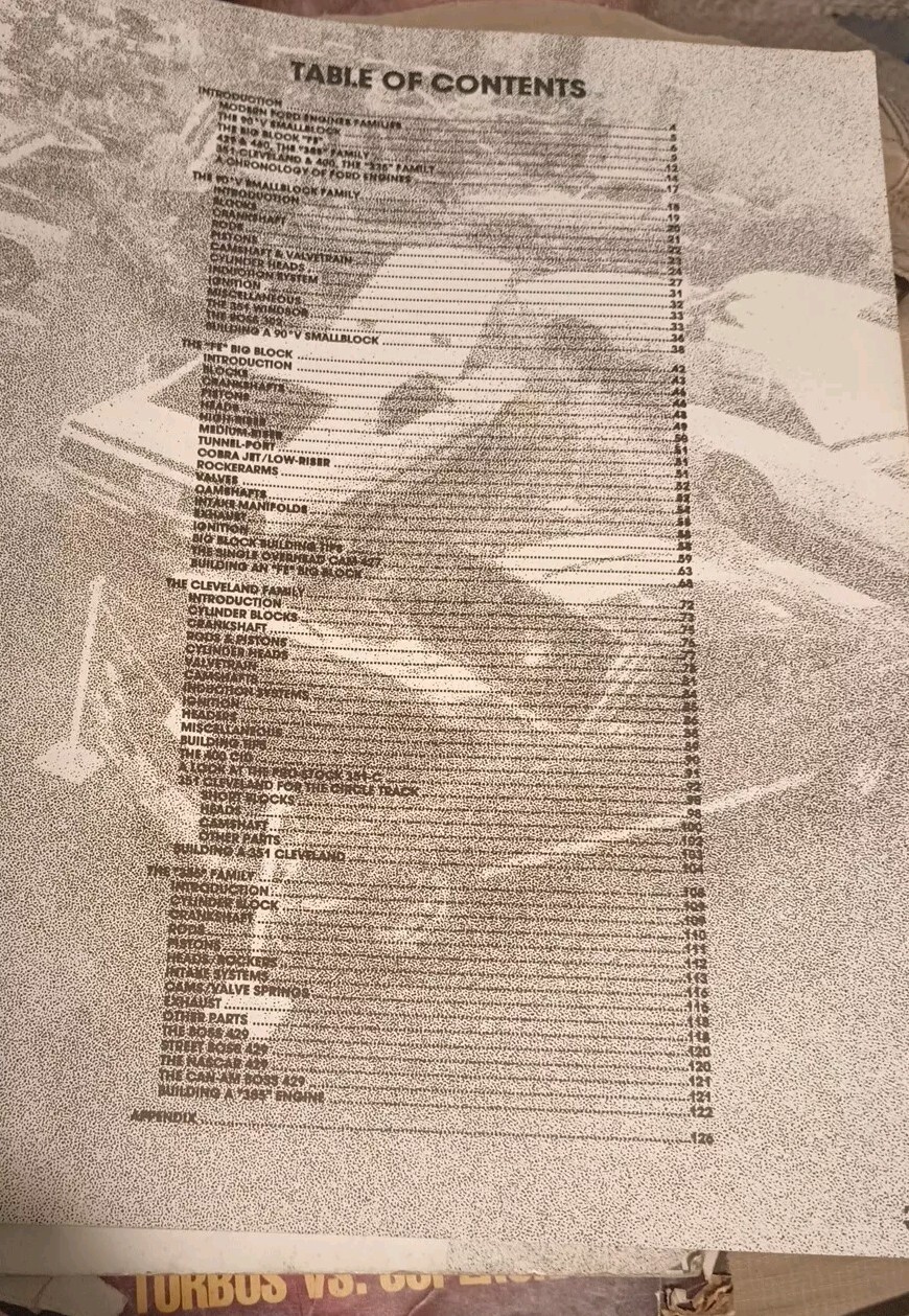 FORD Performance Manual Includes All Modern Ford Engines Manual Big Small Block