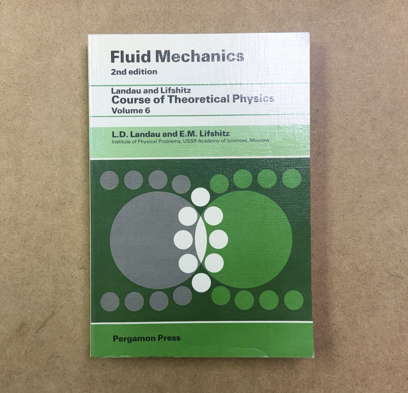 Fluid Mechanics 2nd Edition Landau & Lifshitz Theoretical Physics Vol 6 1987 PB