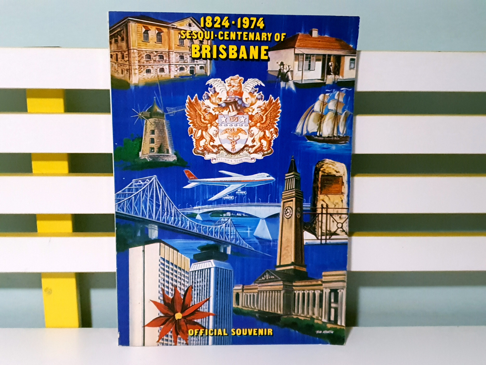 1824-1974 Sesqui-Centenary of Brisbane Official Souvenir! PB Book