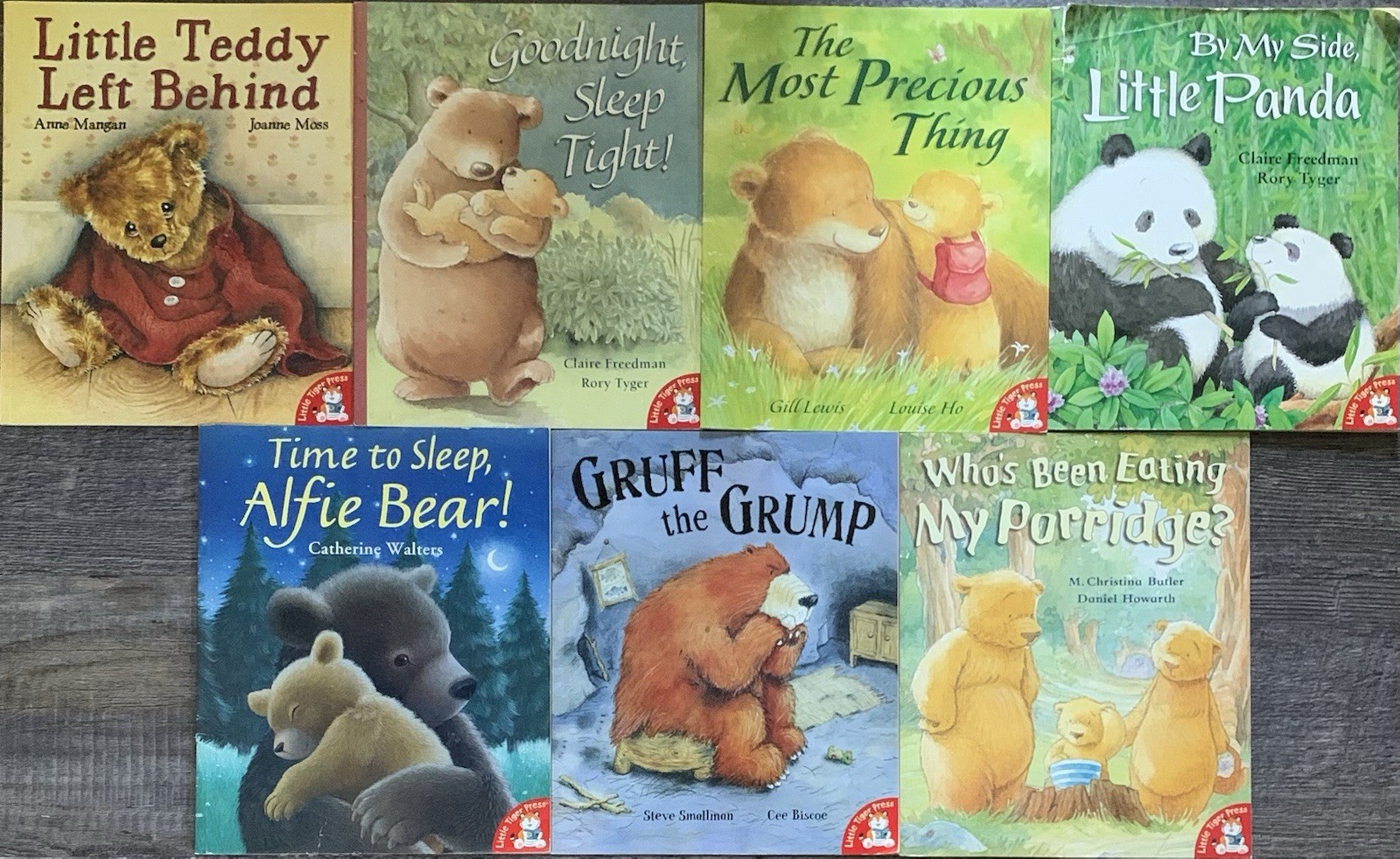 Lot Of 7: 1st Paperback Editions Tiger Press Books Set; 1990s, 2000s, 2010s GOOD