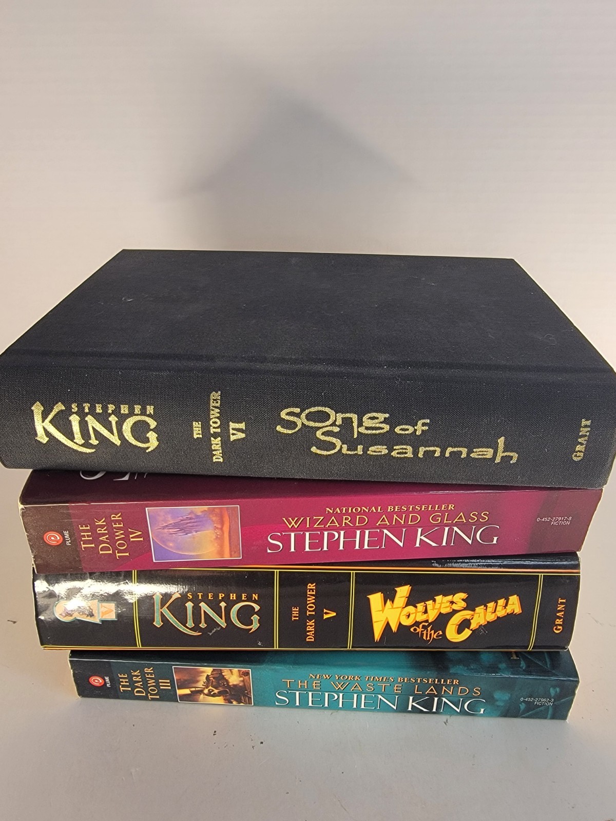 Stephen King Dark Tower Lot 4 Books III VI 1st Print Wolves Calla Song Susannah