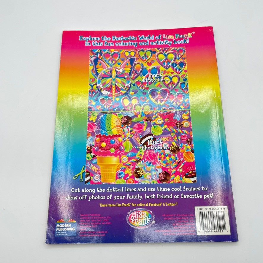 LISA FRANK Giant Coloring & Activity – Fun With Friends! – NO WRITING