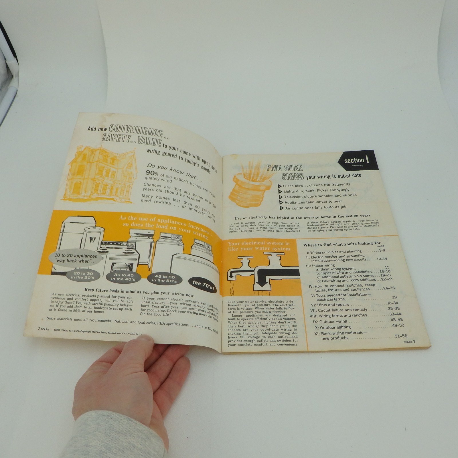 Simplified Electrical Wiring Sears Book Vintage Home Improvement DIY Electrician