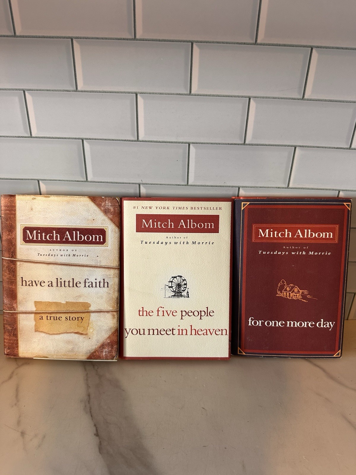 Mitch Albom Lot of 3 Hardcovers