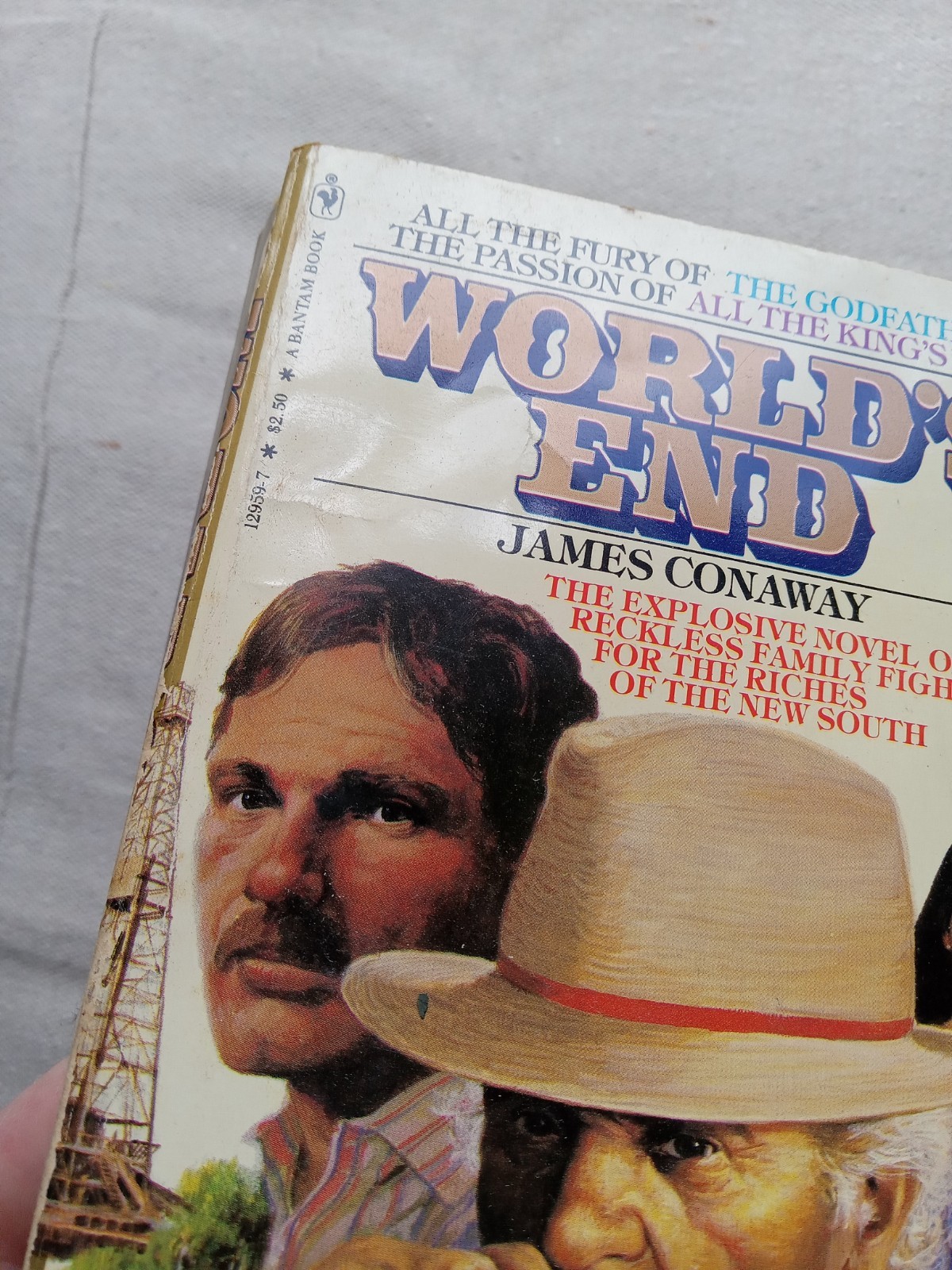 World’s End James Conaway 1980 Bantam Edition Crime Drama Novel