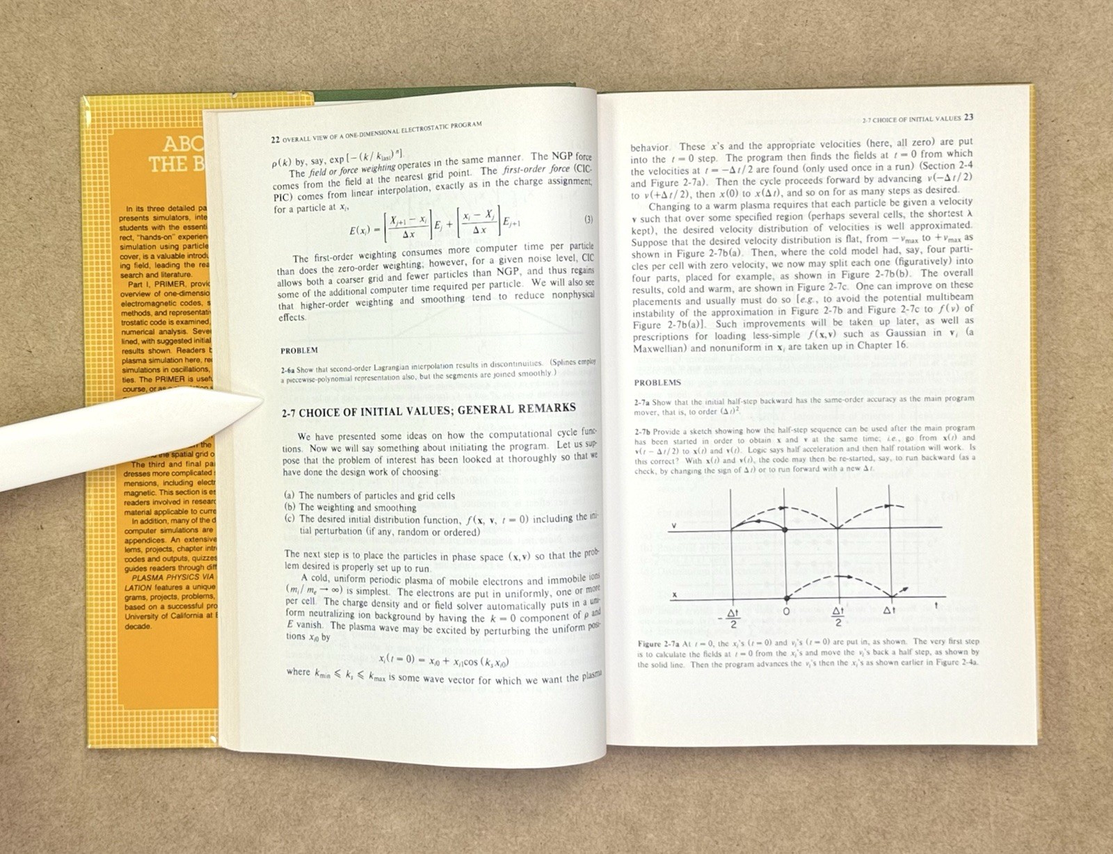 Signed! Plasma Physics Via Computer Simulation by Birdsall & Langdon 1985 HCDJVG