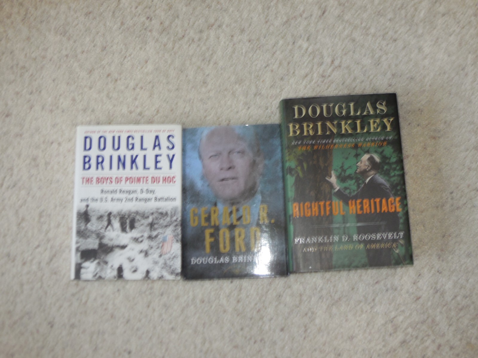 DOUGLAS BRINKLEY 4 Hardcovers with Dust Jackets