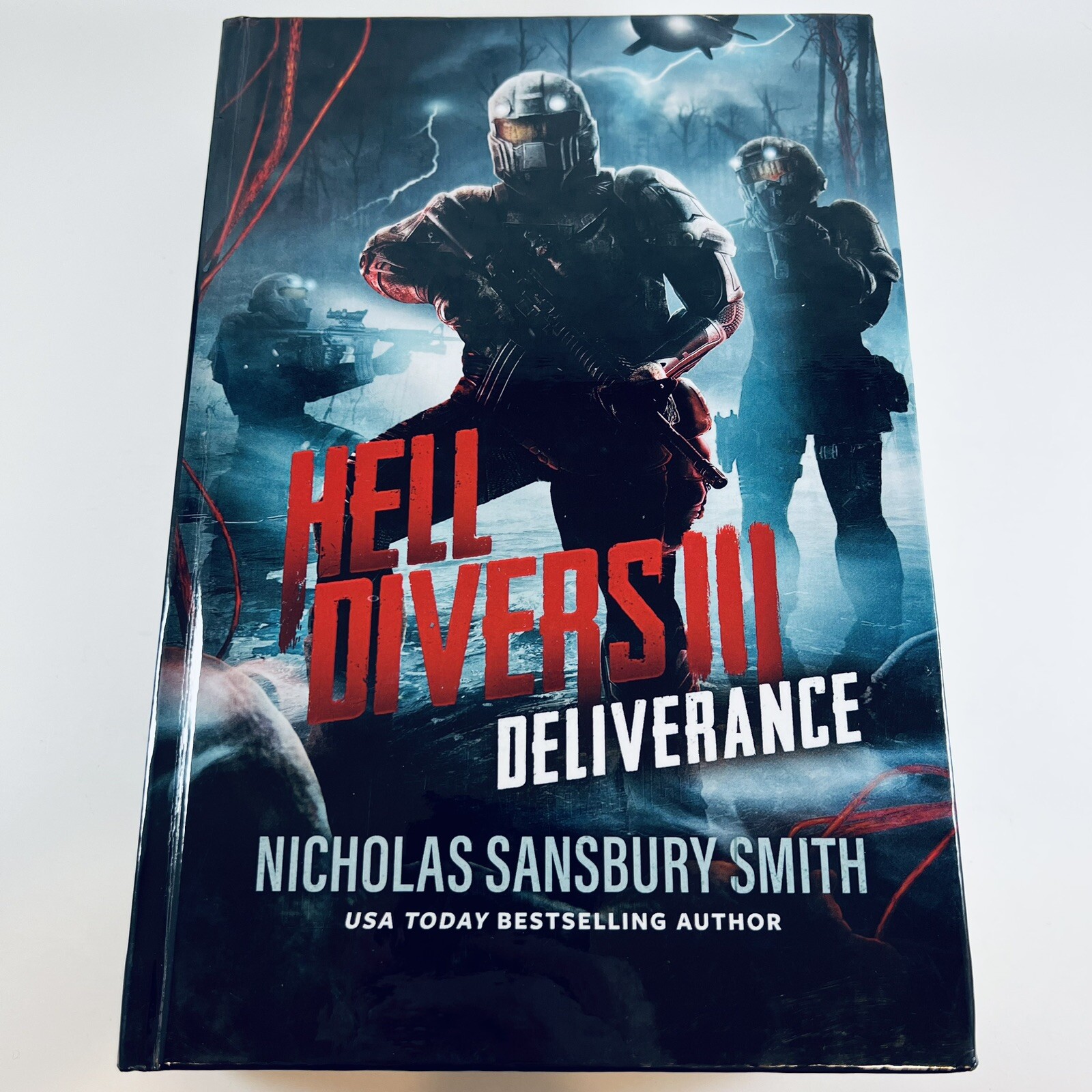 SIGNED Hell Divers III Deliverance Nicholas Sansbury Smith (HC LARGE PRINT 2021)