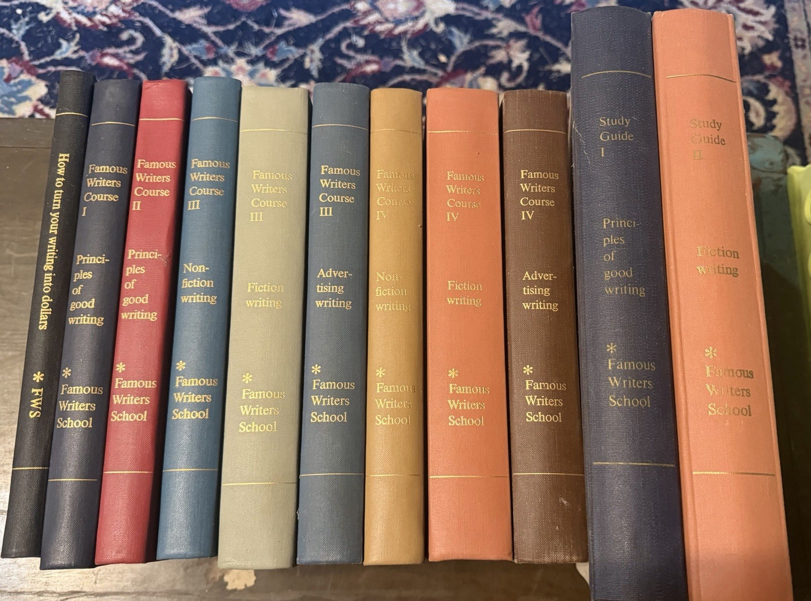 VTG 1960 FAMOUS WRITERS COURSE 1-4 BOOKS 1&2 Study Guides Scripts Rod Serling
