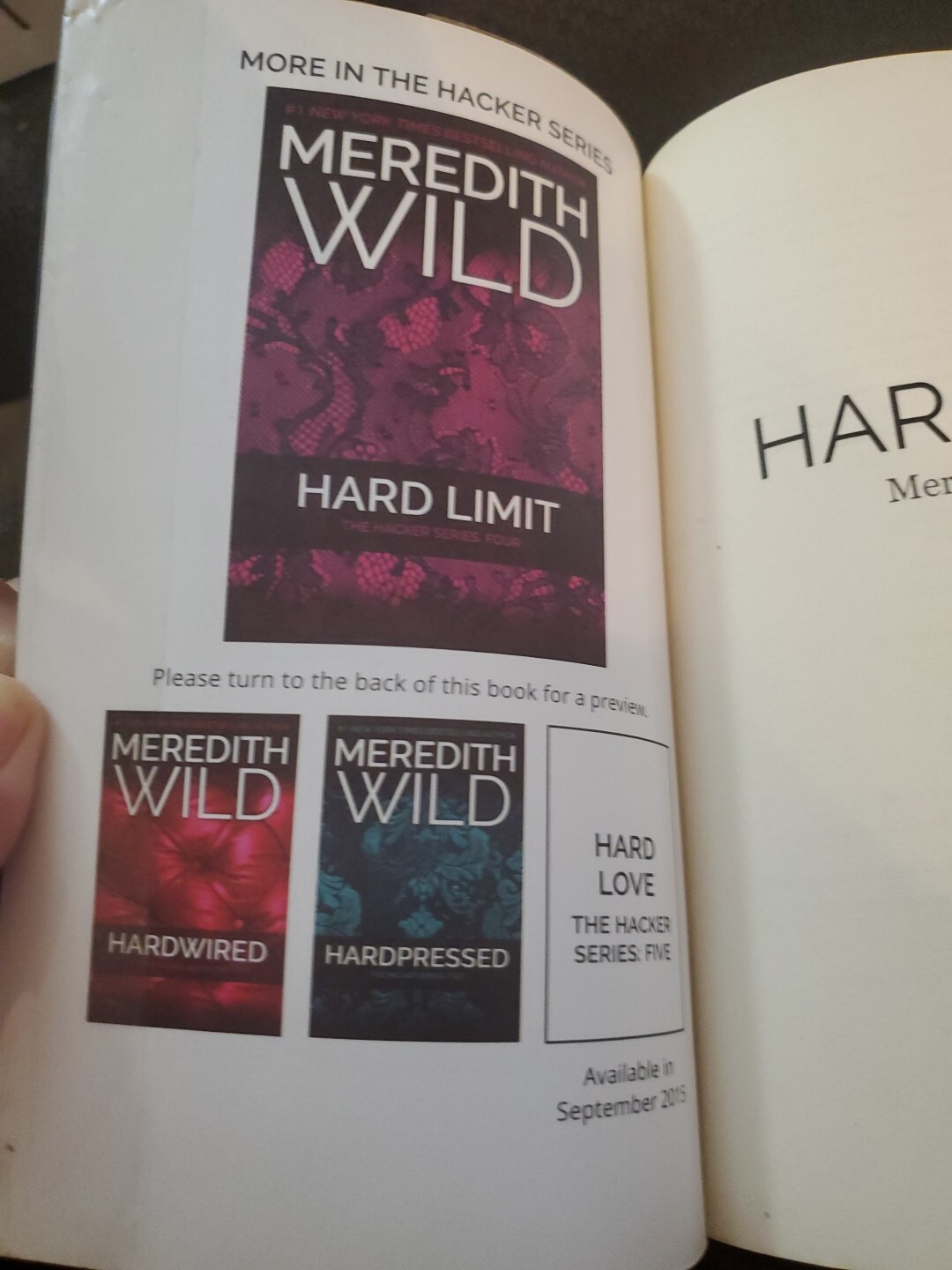 Hacker Ser.: Hardline : The Hacker Series #3 by Meredith Wild (2015, Trade…