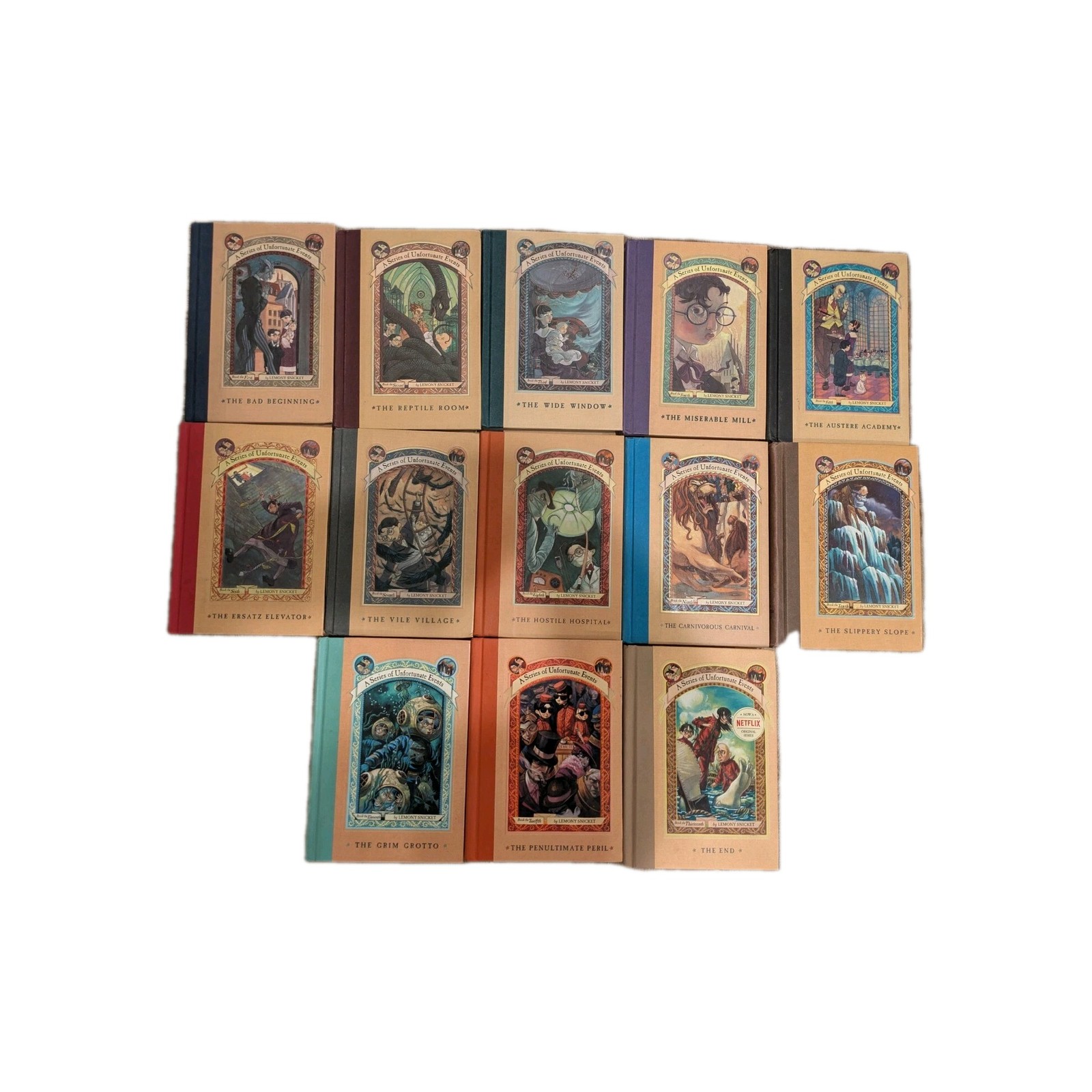A Series of Unfortunate Events Complete Set Books 1-13 Lemony Snicket Hardcover