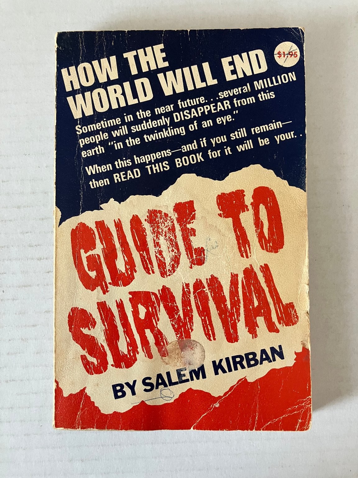 Guide to Survival Salem Kirban 1968 First Printing Prophecy Religion Paperback