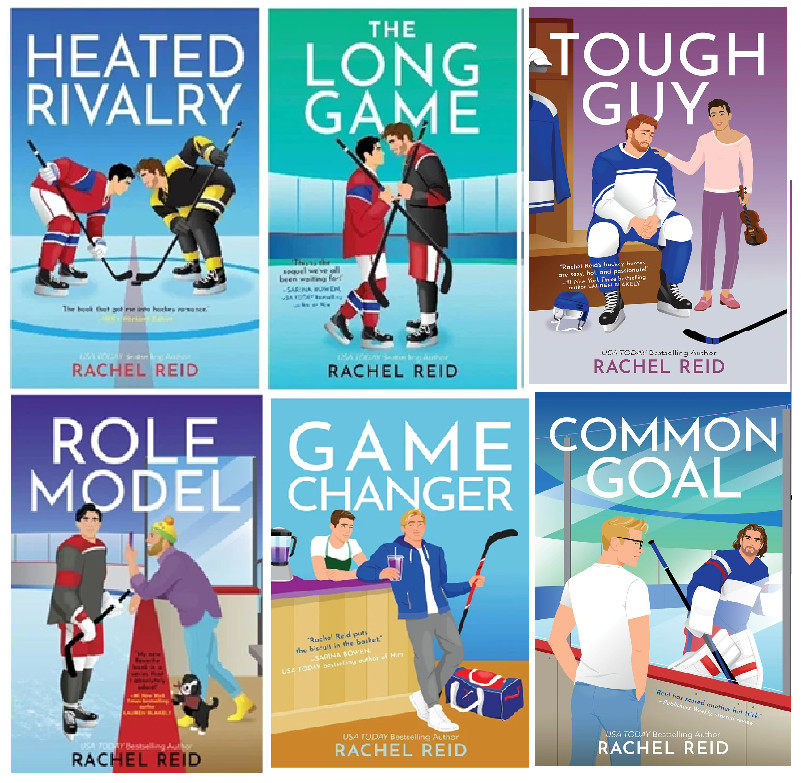 Rachel Reid 6 book set: heated rivaly + long game + role model + Game changerPB