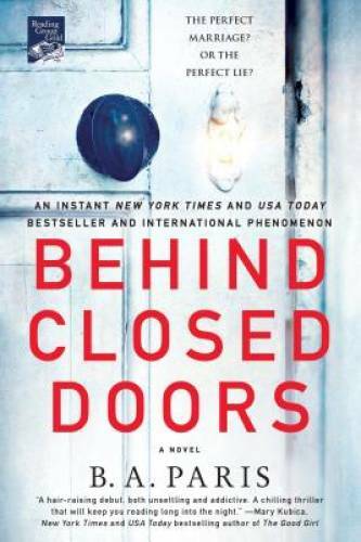 Behind Closed Doors: A Novel – Paperback By Paris, B. A. – VERY GOOD