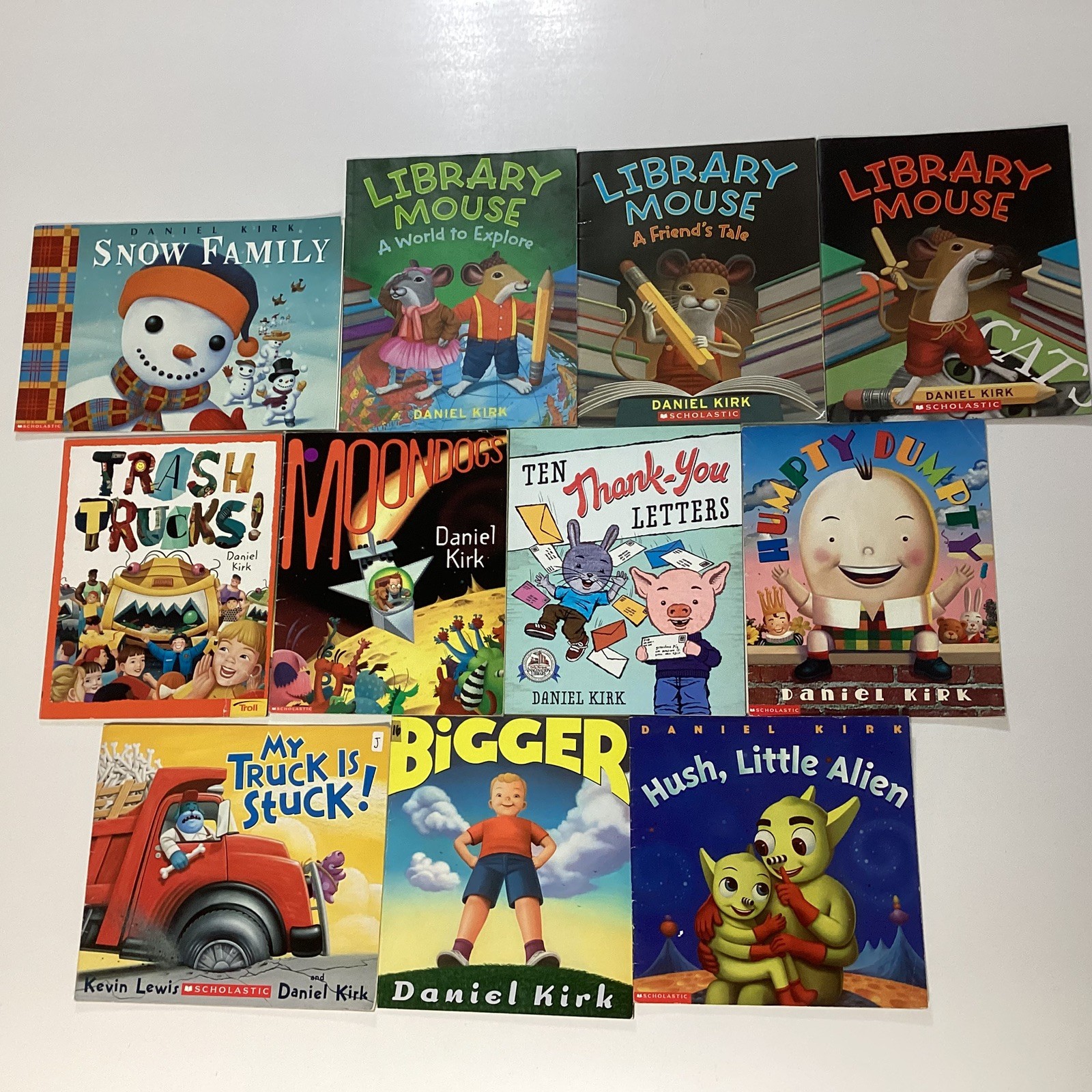 Daniel Kirk Preschool Kindergarten 1st Grade Picture Children’s Story11 Book Lot