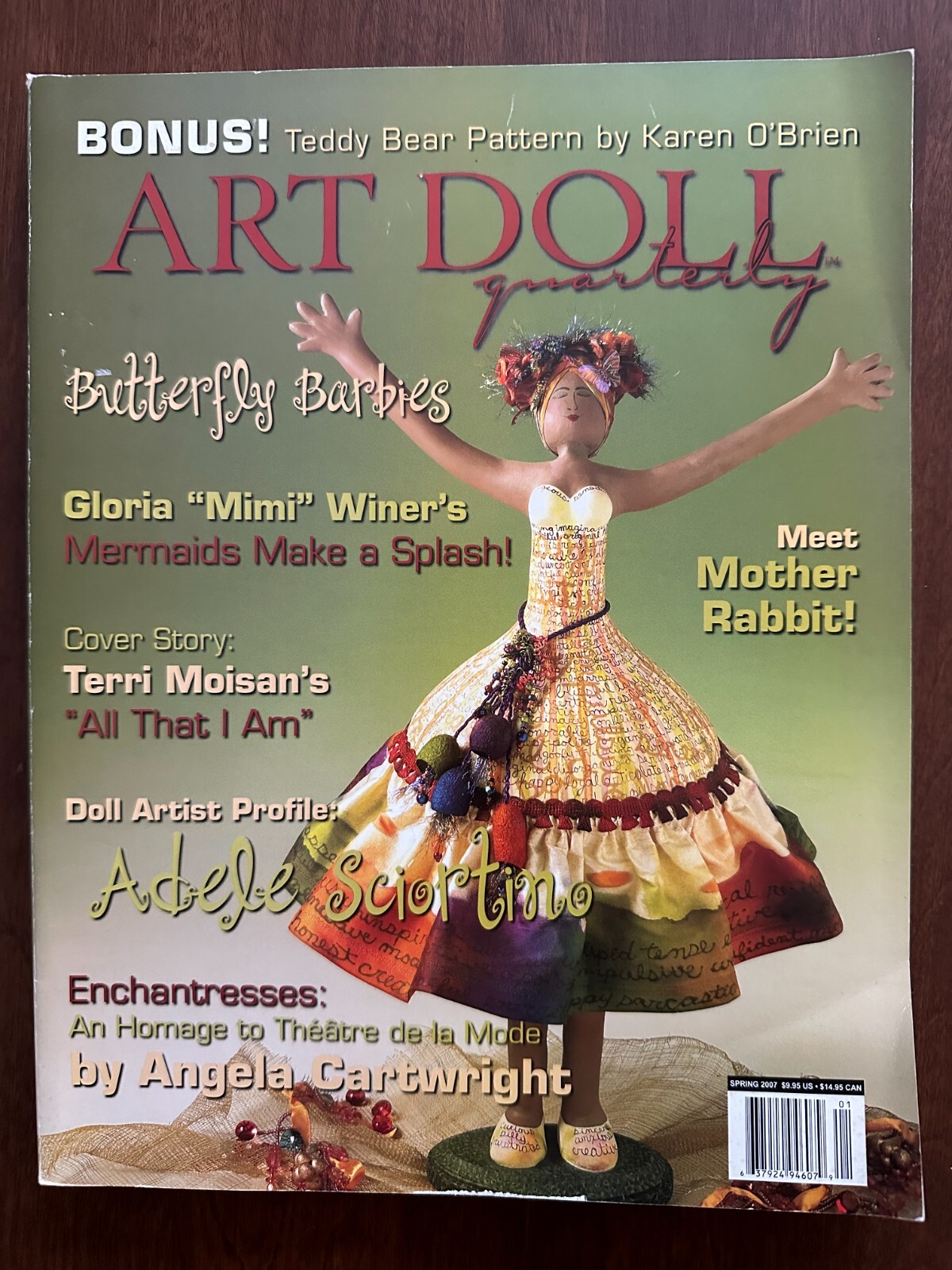 Art Doll Magazine Spring 2007 – Mermaids Butterfly Barbies Adele Sciortino