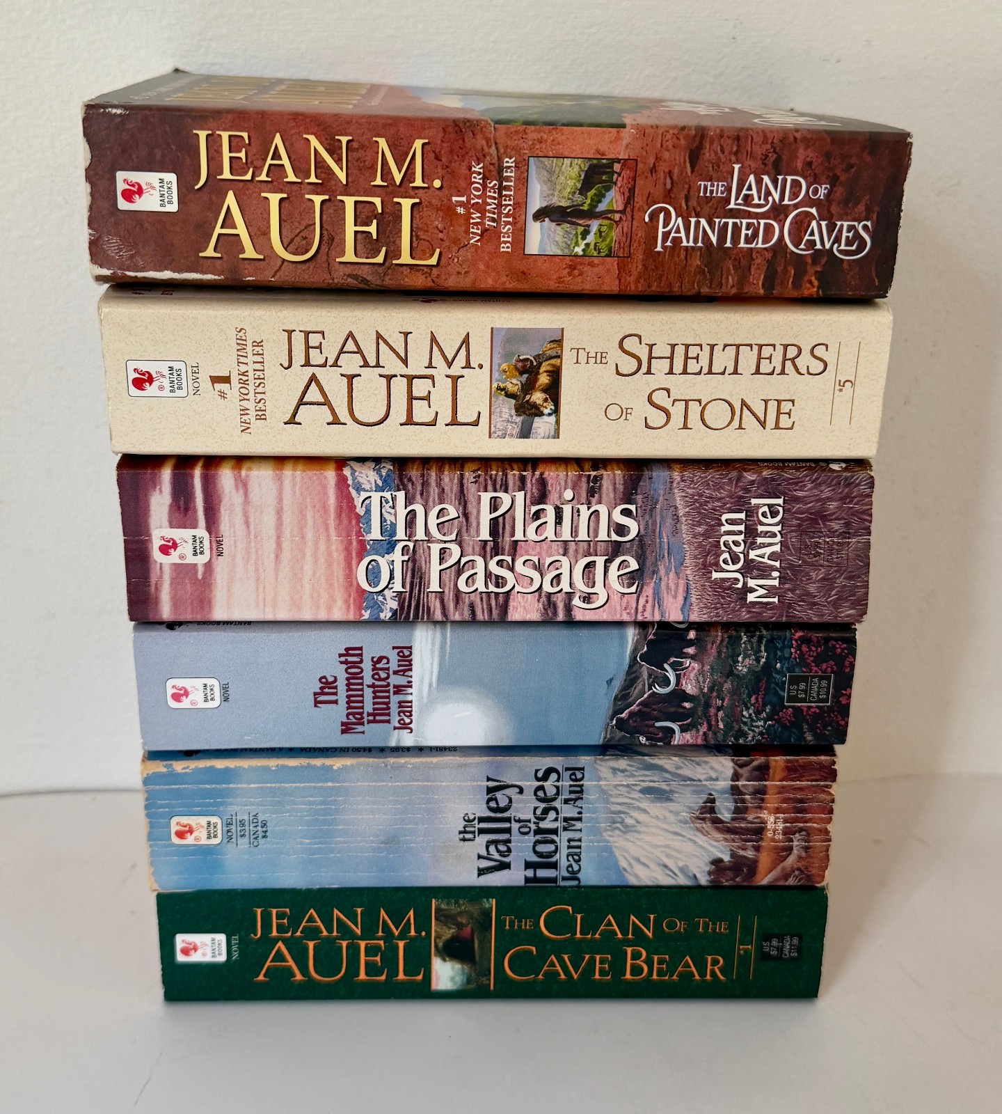 Jean Auel Earth’s Children Complete Series Paperback Lot 6 Clan of the Cave Bear