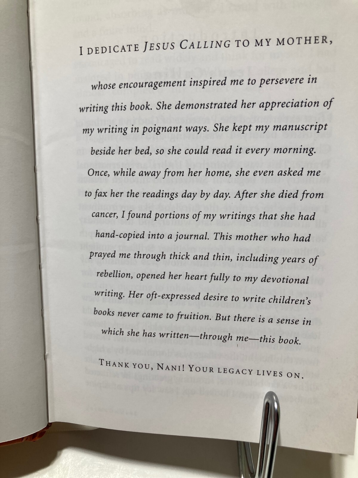 Jesus Calling. Sarah Young (2004, Hardcover) 6.5 X 4.5 inches