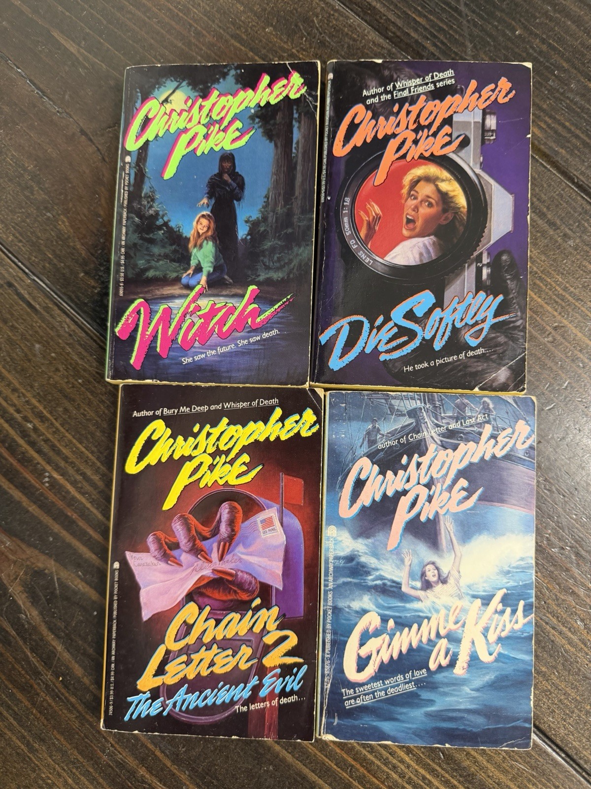 Christopher Pike 4 Paperback Lot – See Photos For Titles YA Horror 1988-92