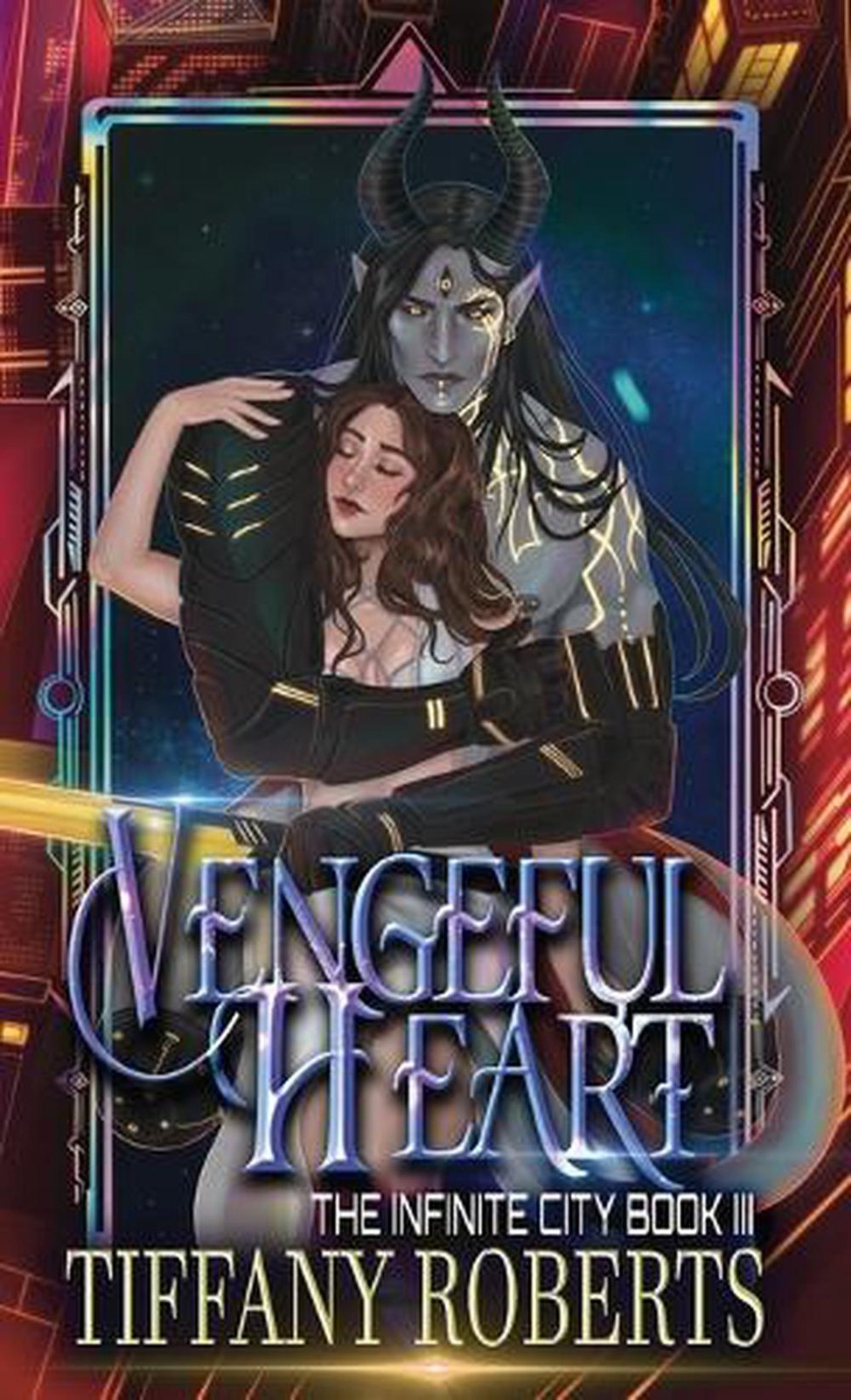 Vengeful Heart (The Infinite City #3) – Color by Tiffany Roberts Hardcover Book