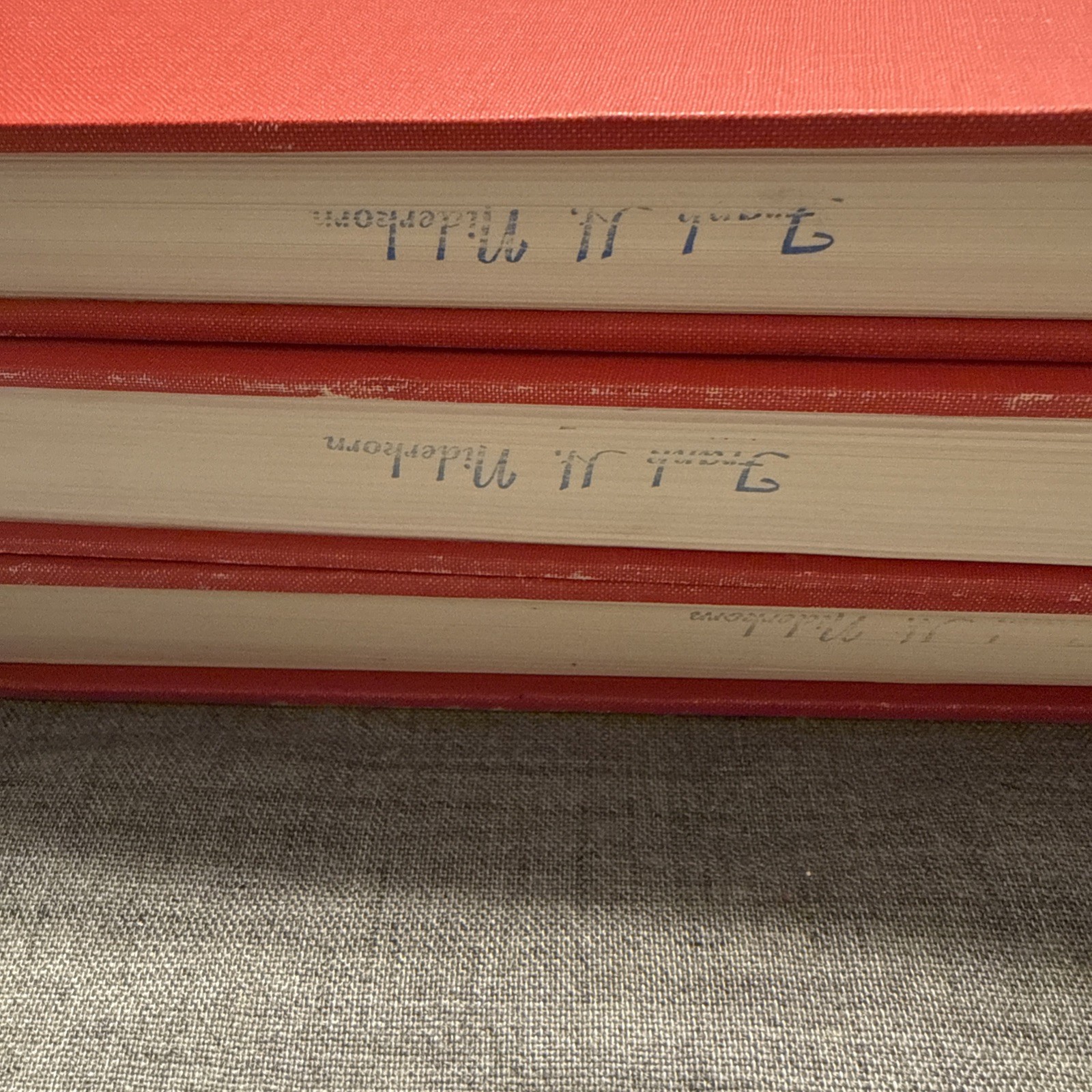 Feynman Lectures On Physics 3 Vol Set Feynman Aldine Red HC 1966 USA VGC