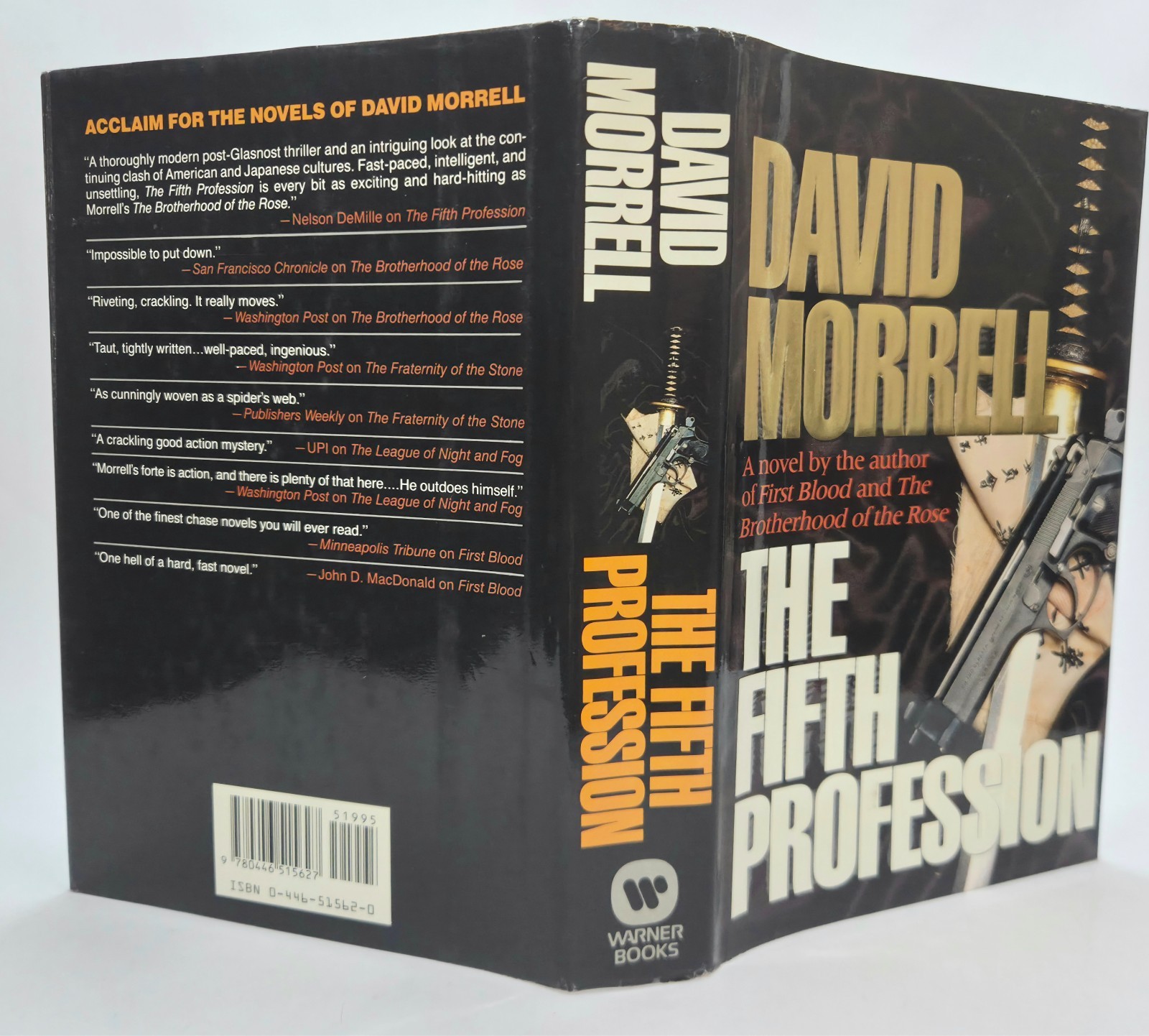 The Fifth Profession David Morrell SIGNED 1990 First Edition First Print HC$DJ
