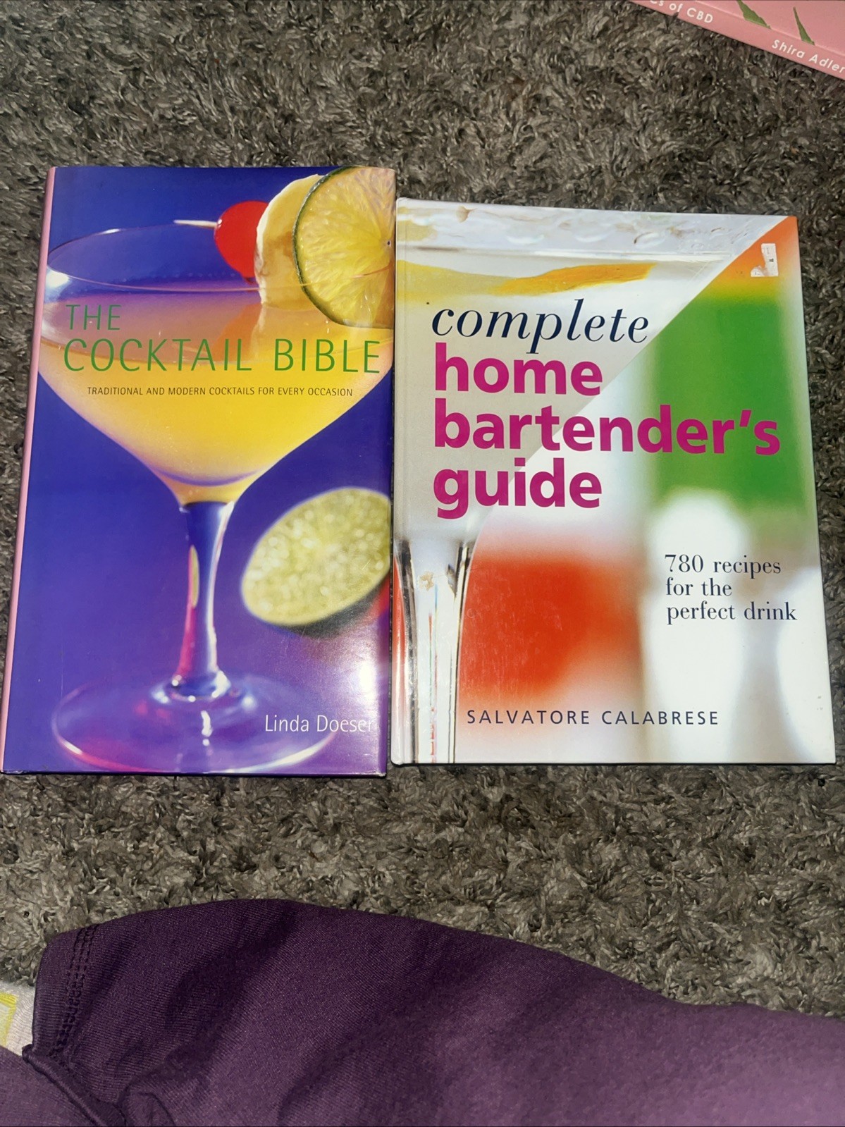 2 Book Giveaway Cocktail Bible And Complete Home Bartenders Guide. Book Bundle