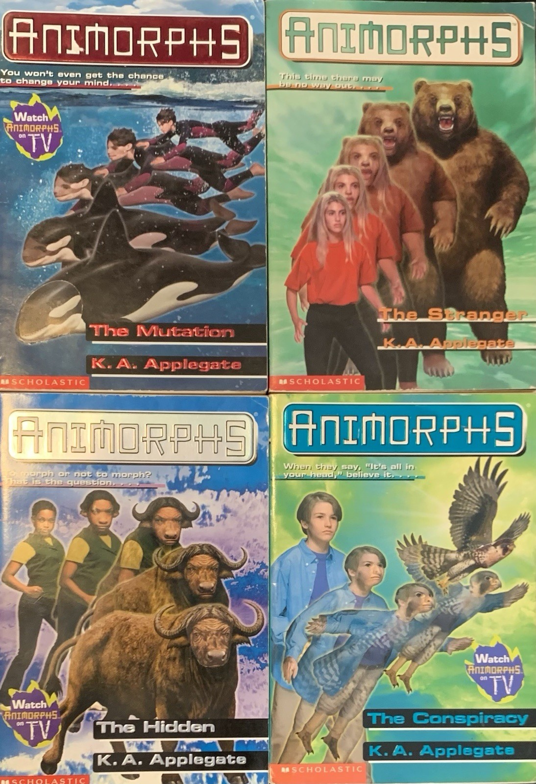 (17 sc) ANIMORPHS series K.A. Applegate fantasy YA